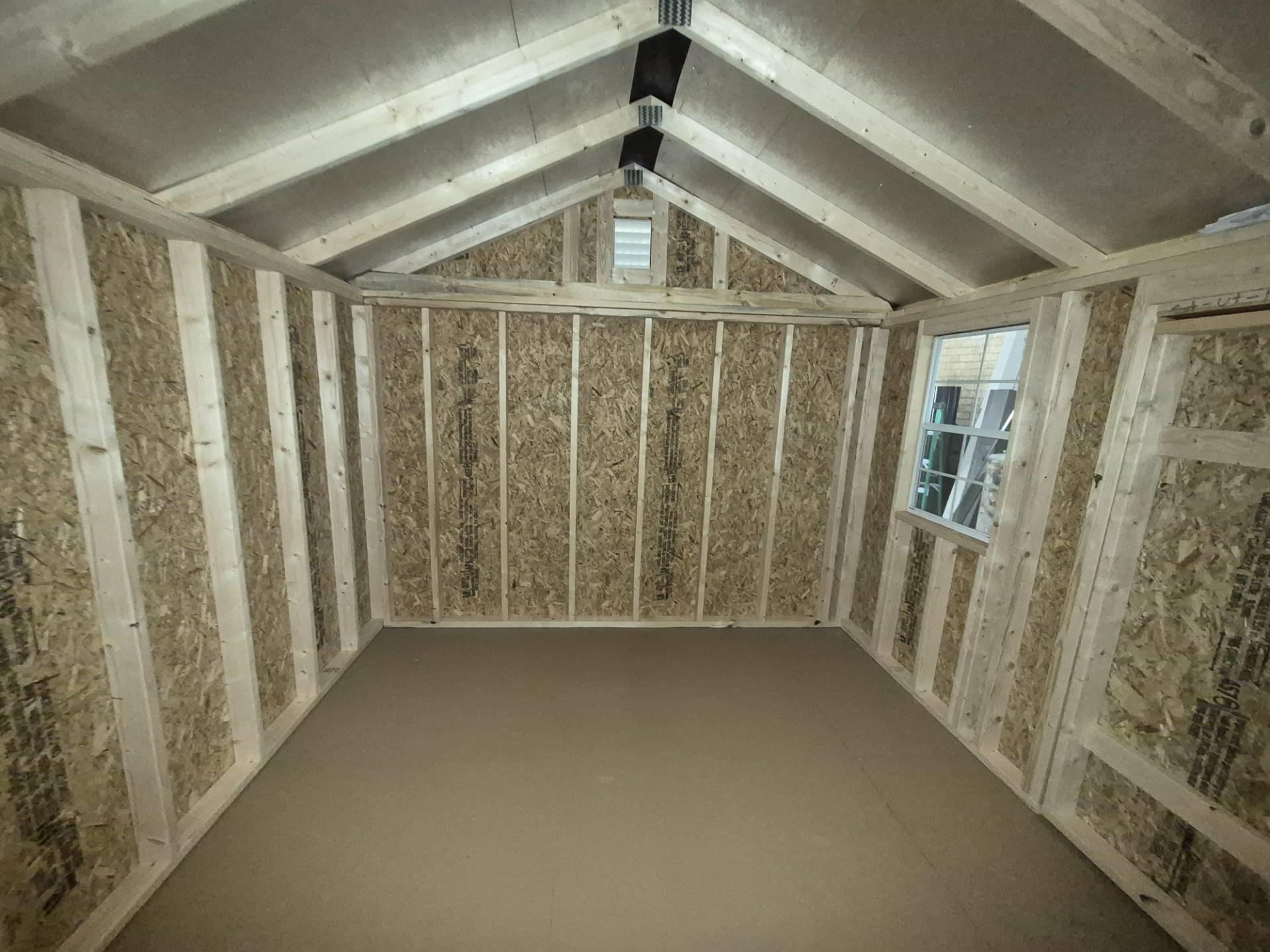 Standard Utility 10x12 portable building in Redwood
