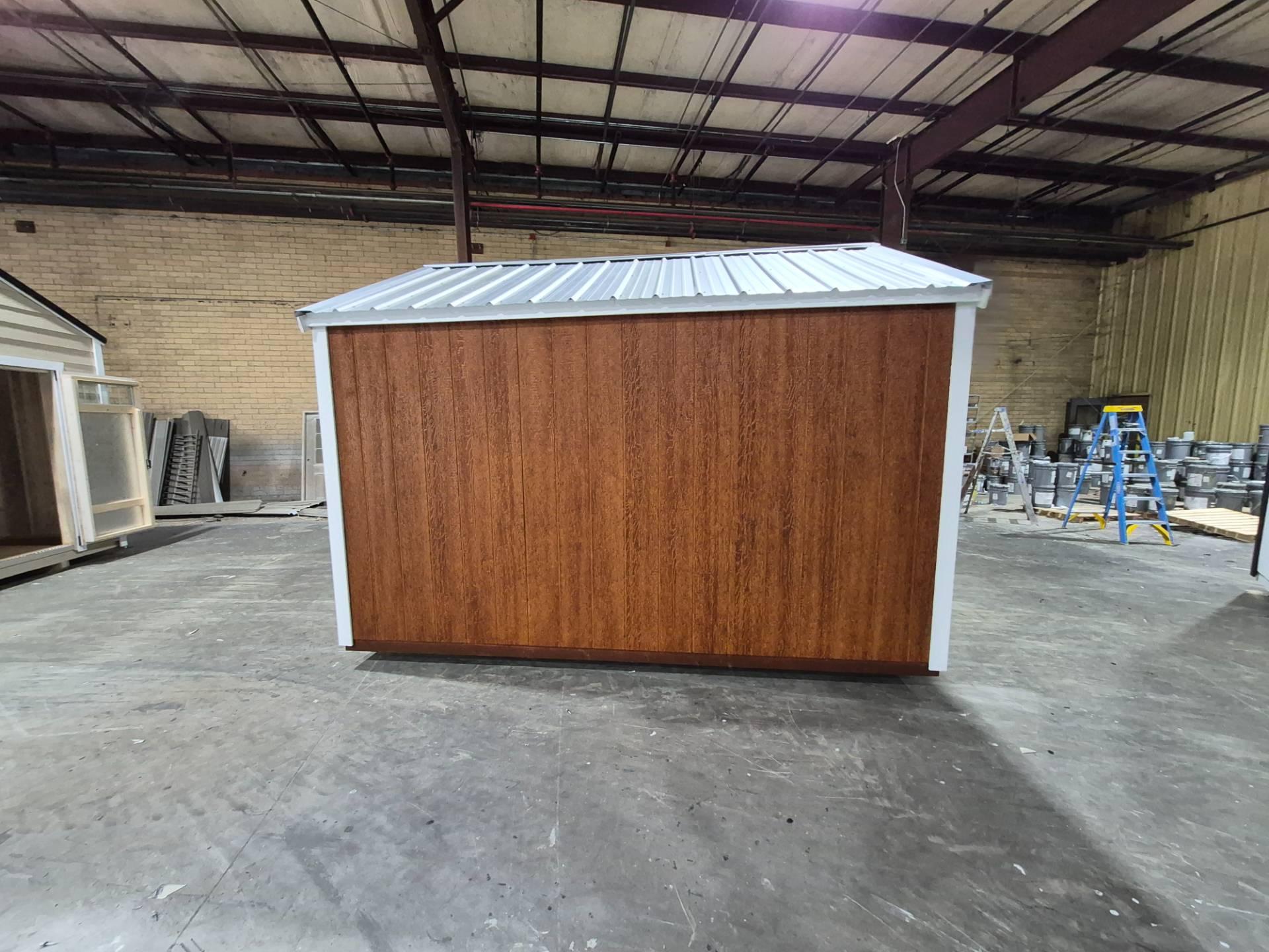 Standard Utility 10x12 portable building in Redwood