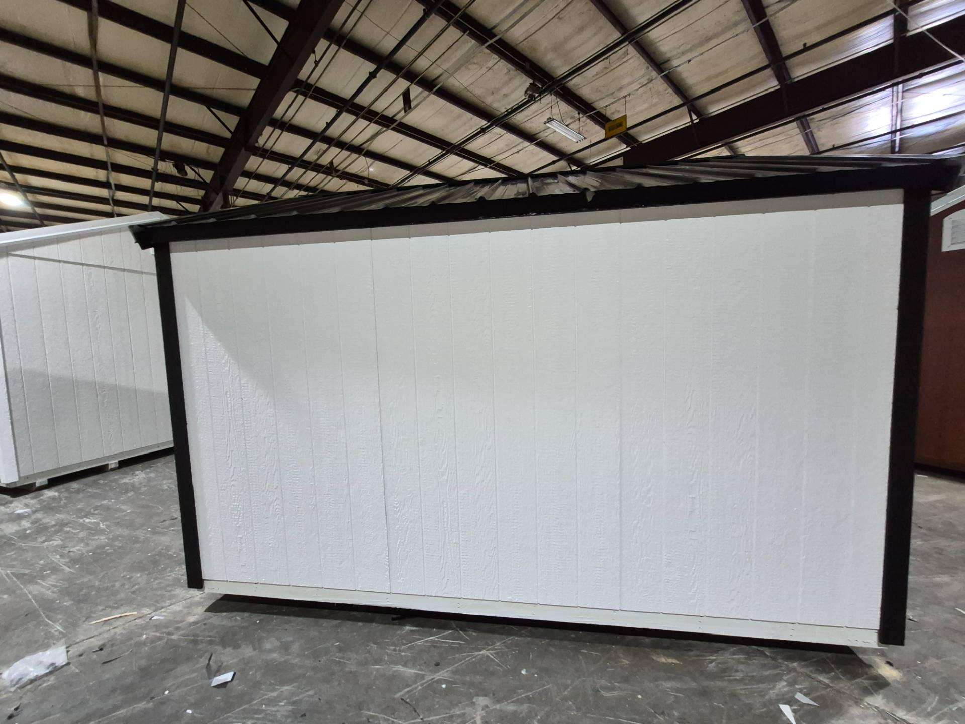 Standard Utility 10x12 portable building in White