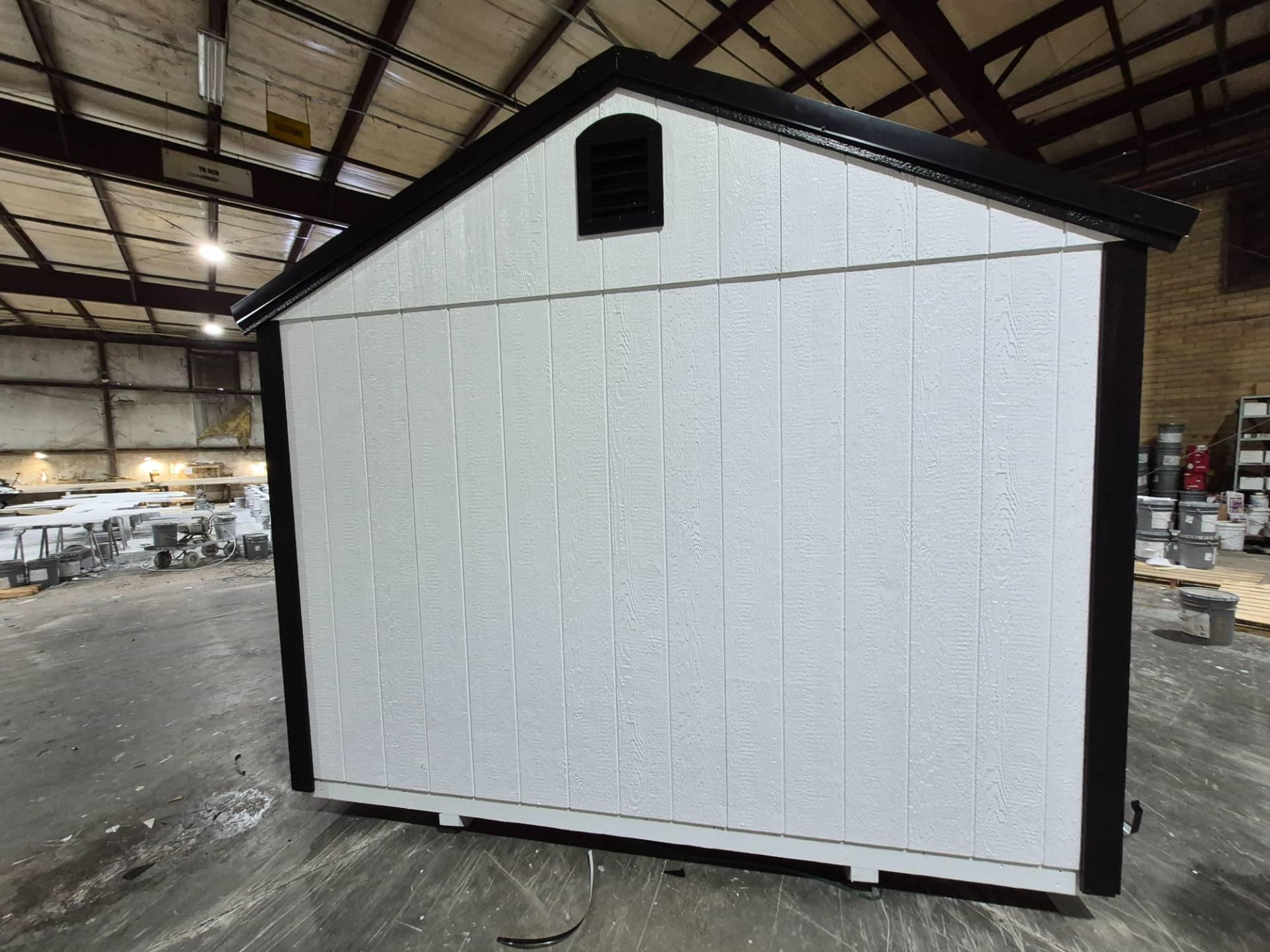 Standard Utility 10x12 portable building in White