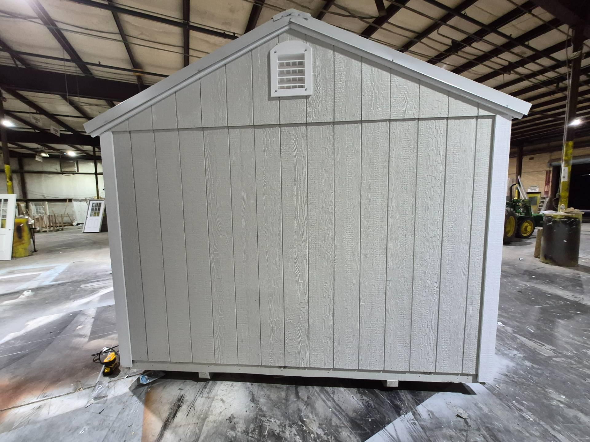 Standard Utility 10x12 portable building in Gray Heron