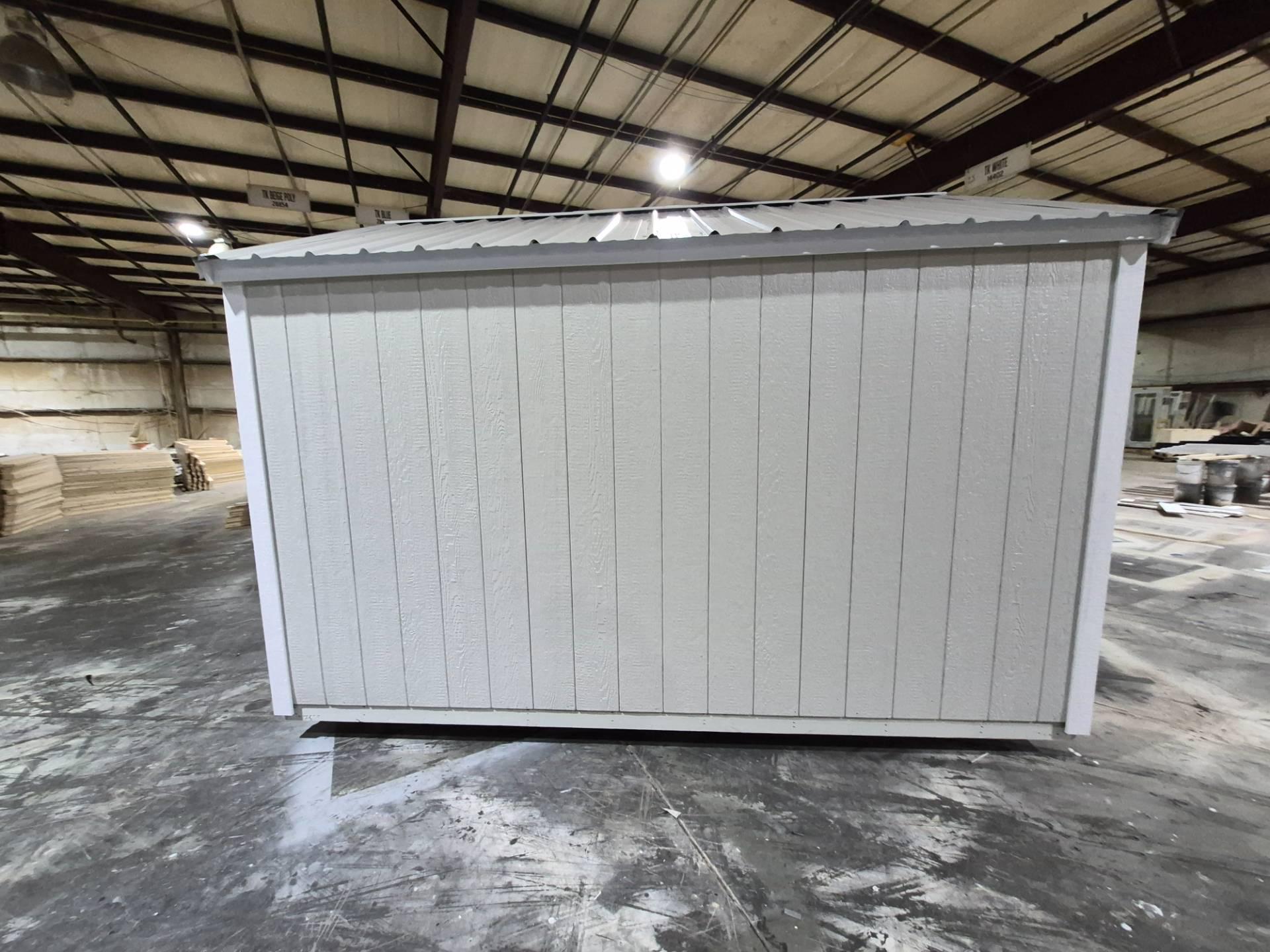 Standard Utility 10x12 portable building in Gray Heron