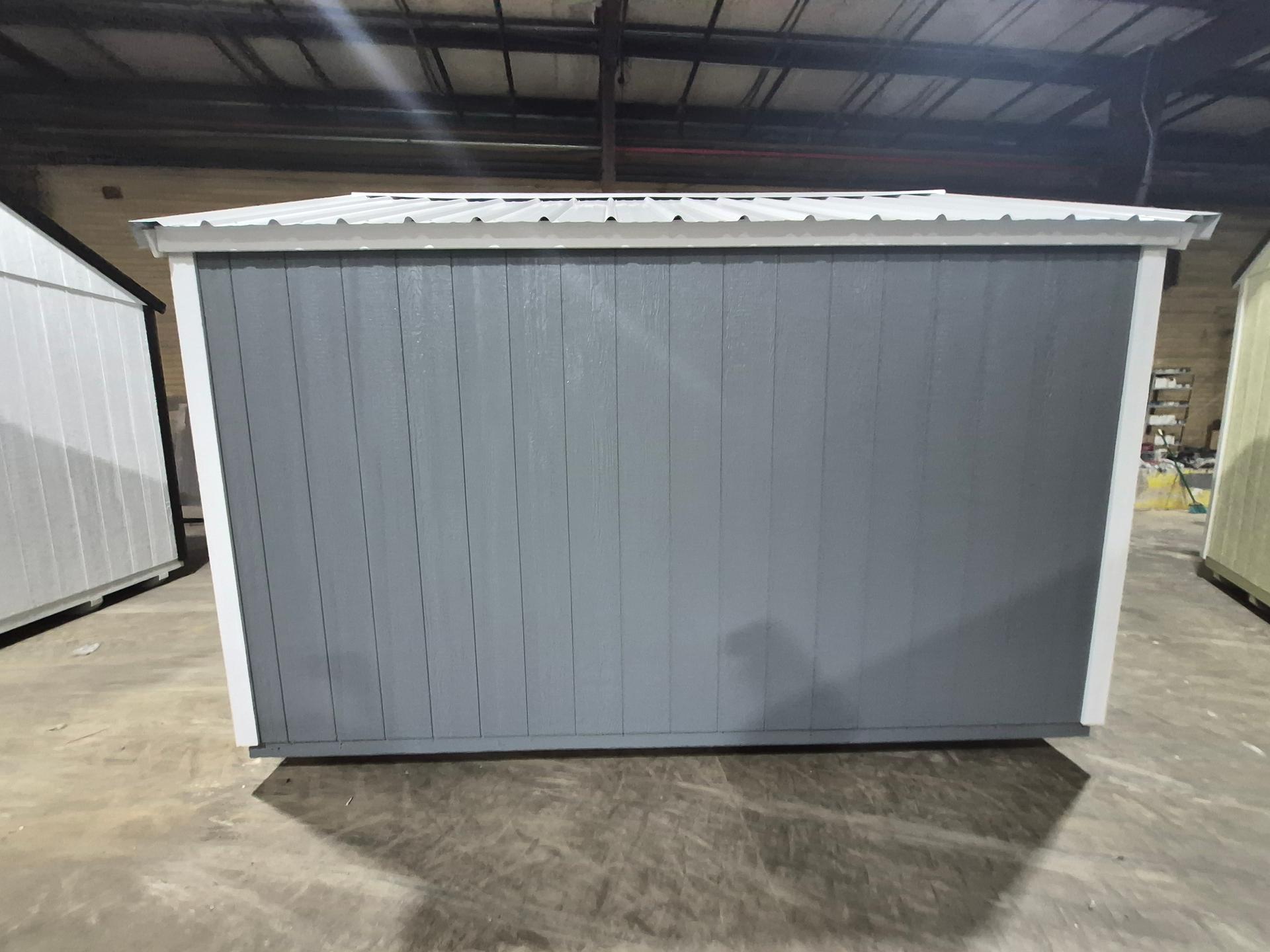 Standard Utility 10x12 portable building in Phoenix Gray