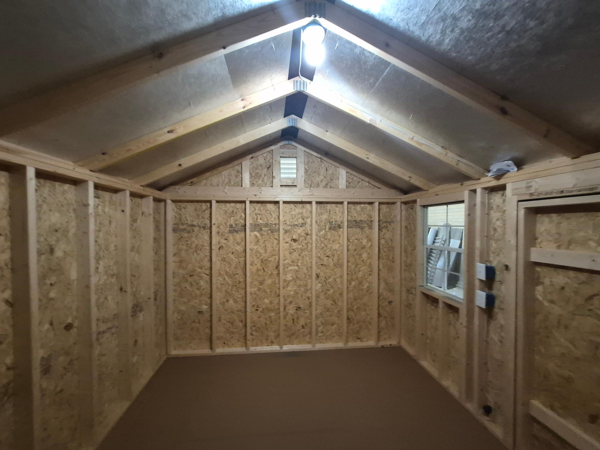 Standard Utility 10x12 portable building in Phoenix Gray