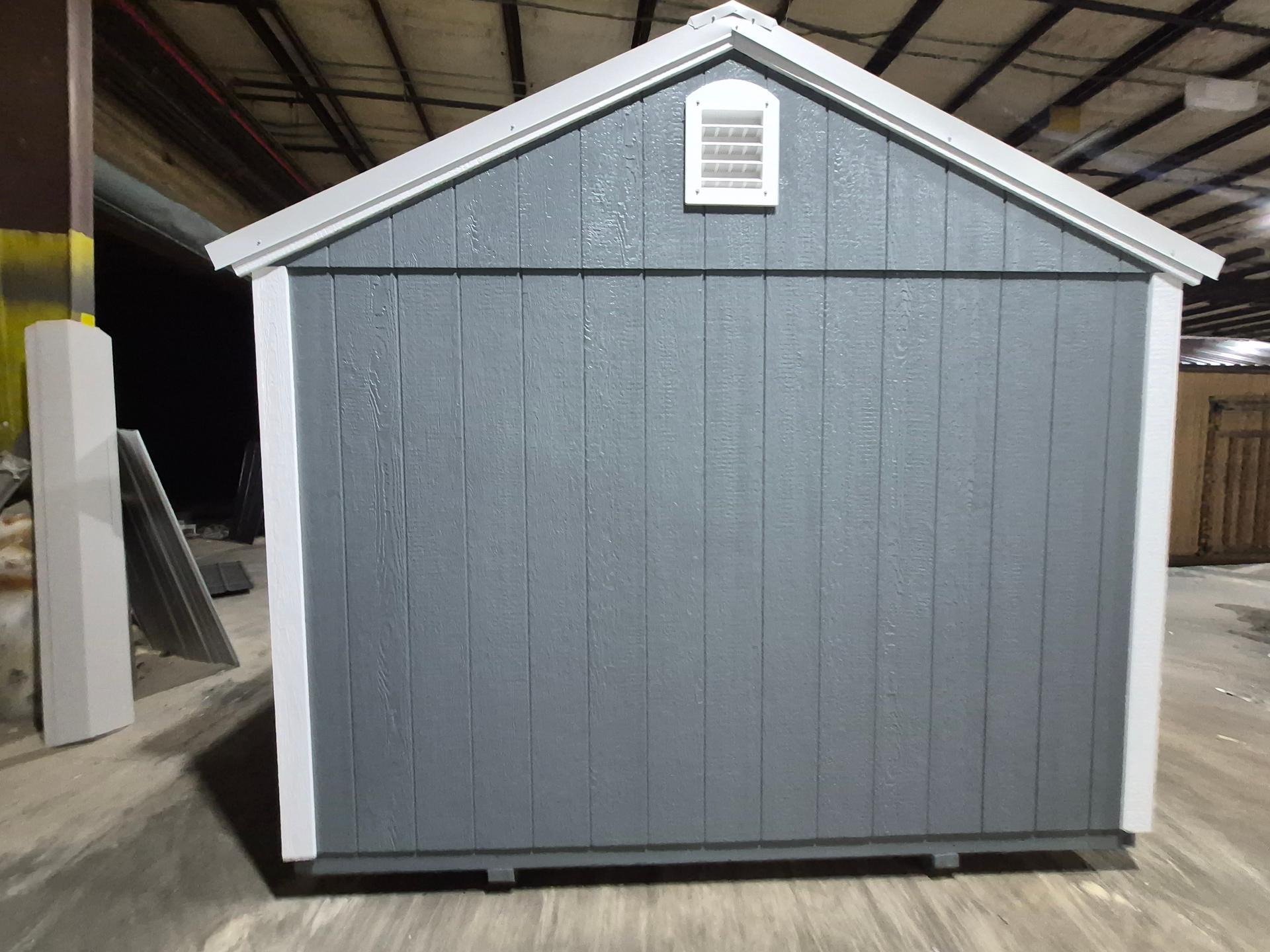 Standard Utility 10x12 portable building in Phoenix Gray