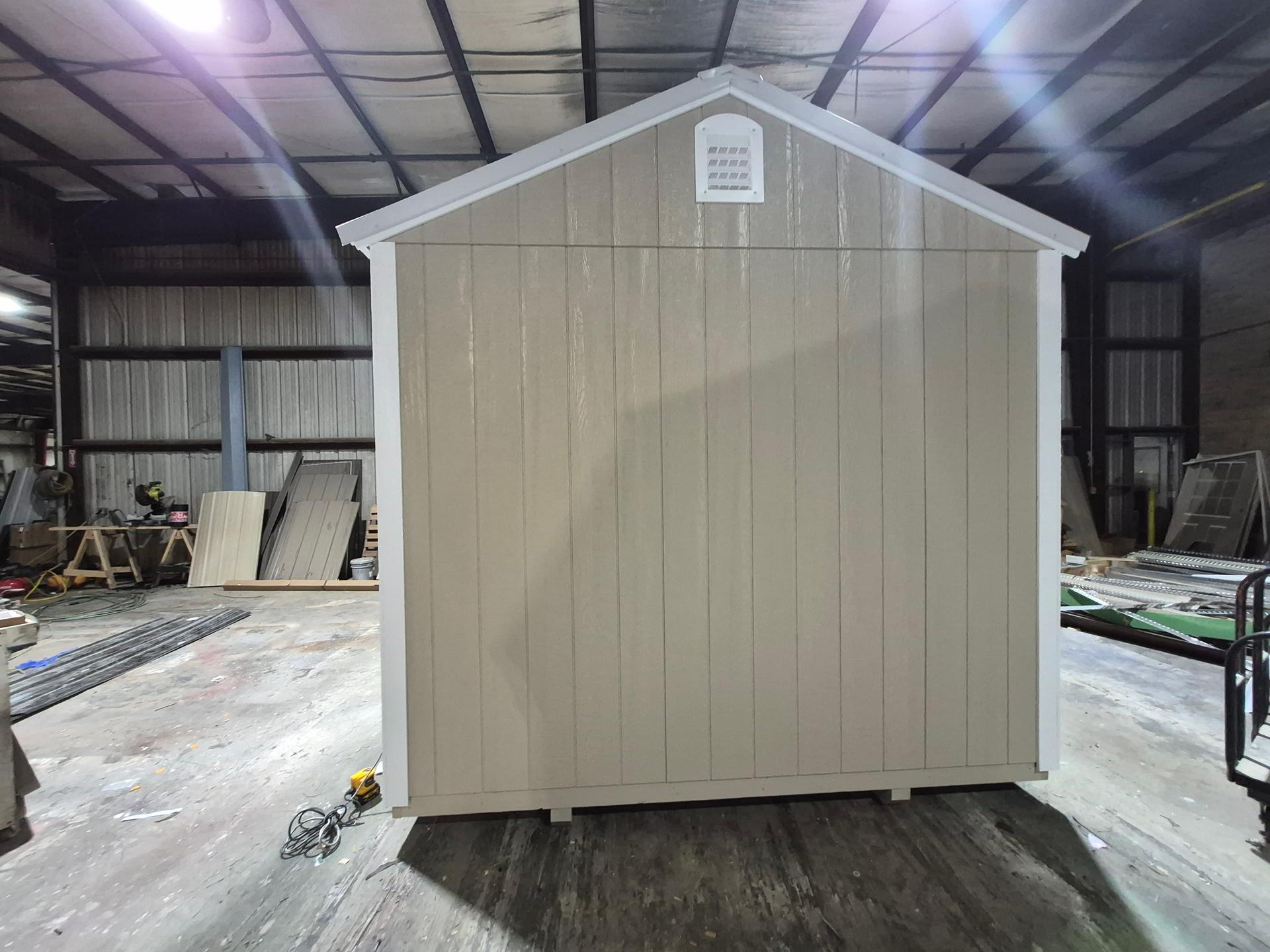 Standard Utility 10x16 portable building in Pavillion Beige