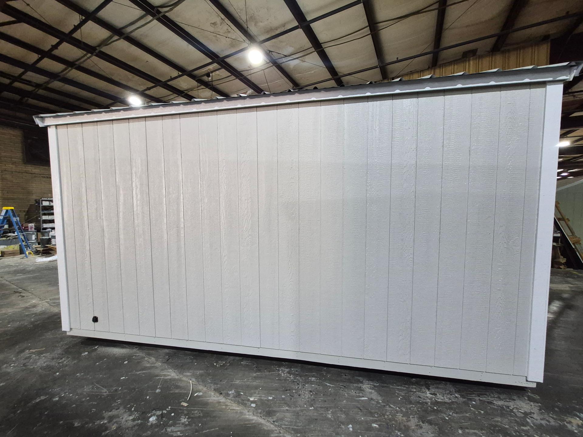Standard Utility 10x16 portable building in Gray Heron