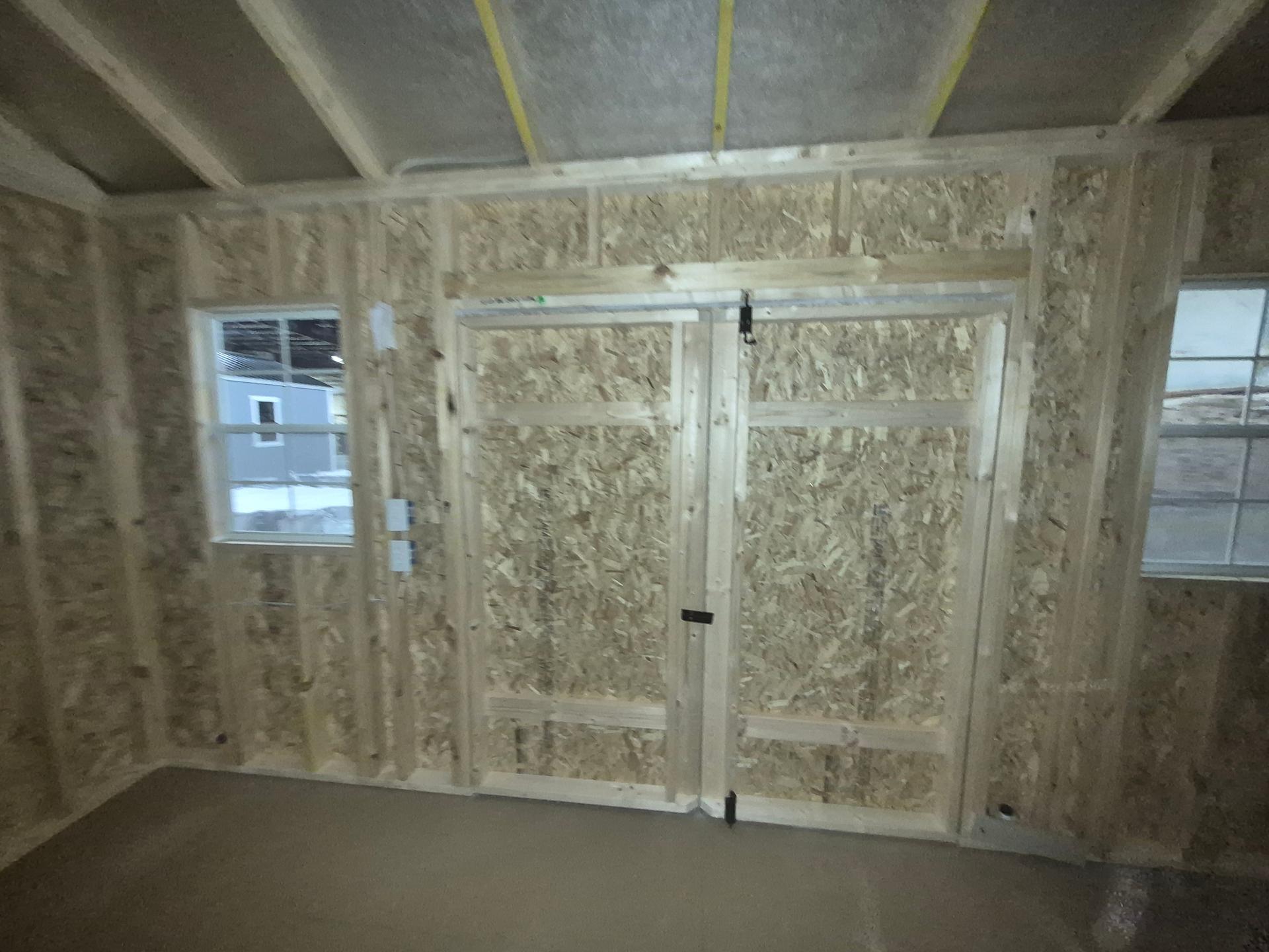 Standard Utility 10x16 portable building in White