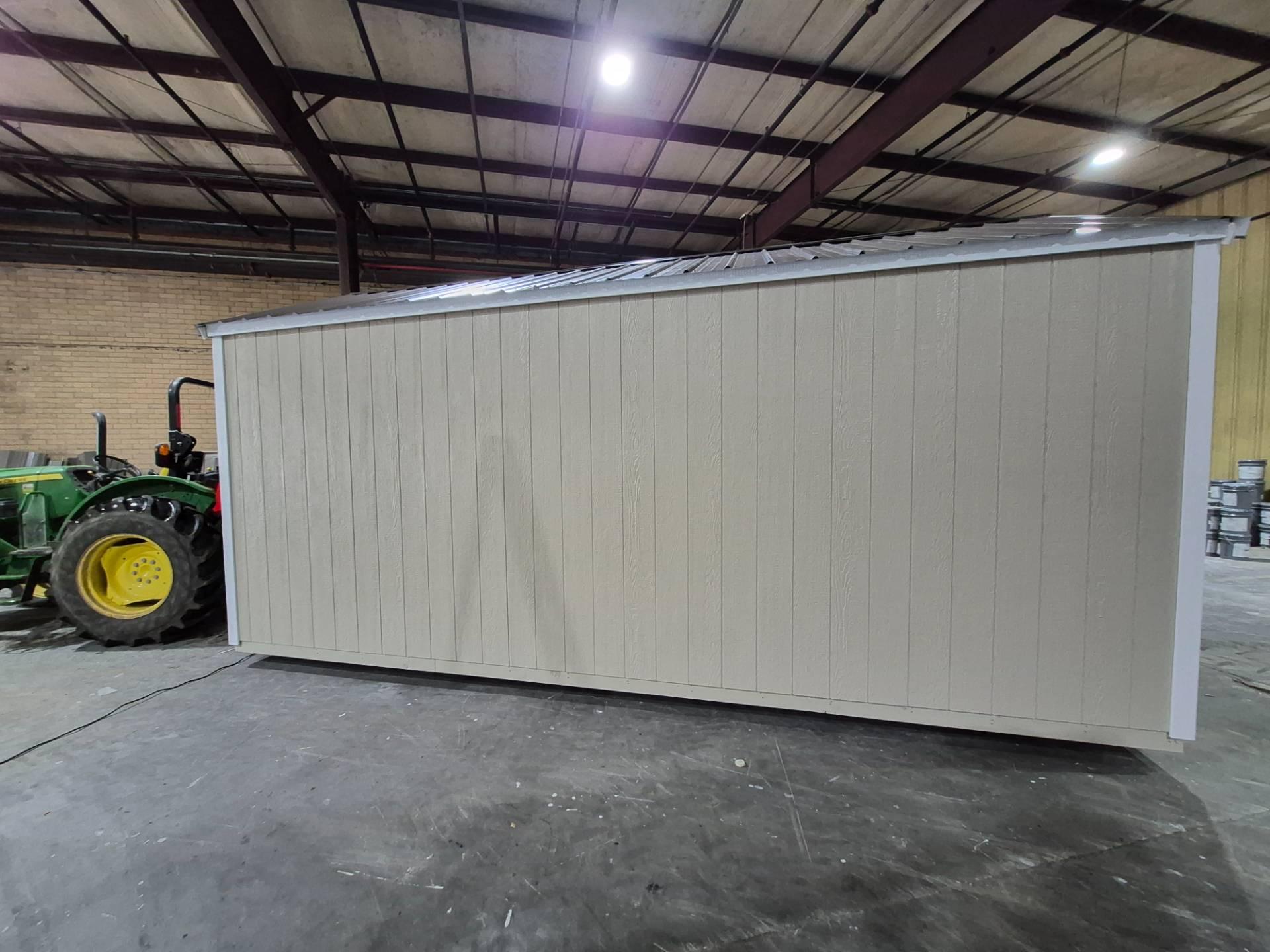 Standard Utility 10x20 portable building in Pavillion Beige