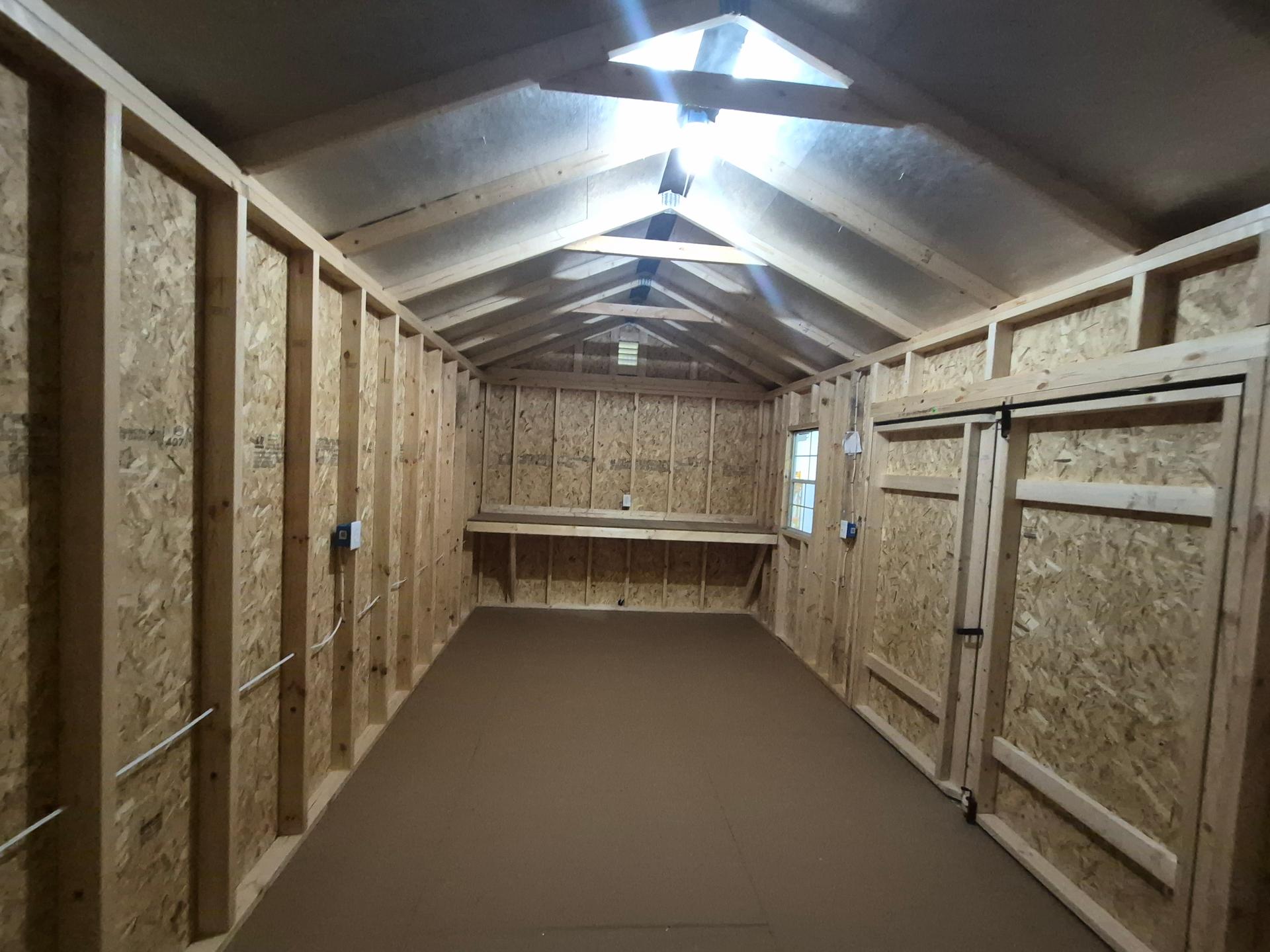 Standard Utility 10x20 portable building in Rough Ride
