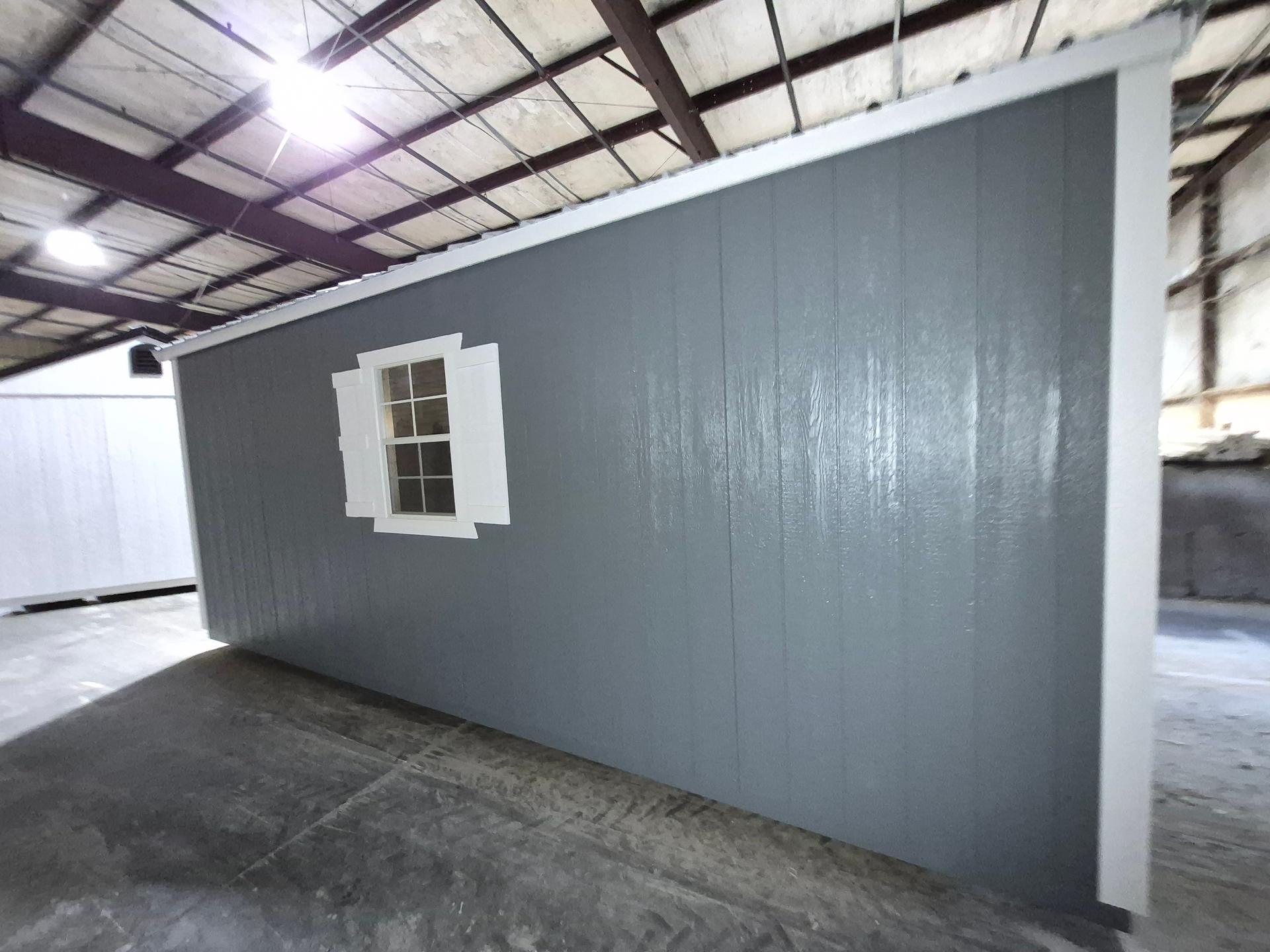 Standard Utility 10x20 portable building in Phoenix Gray