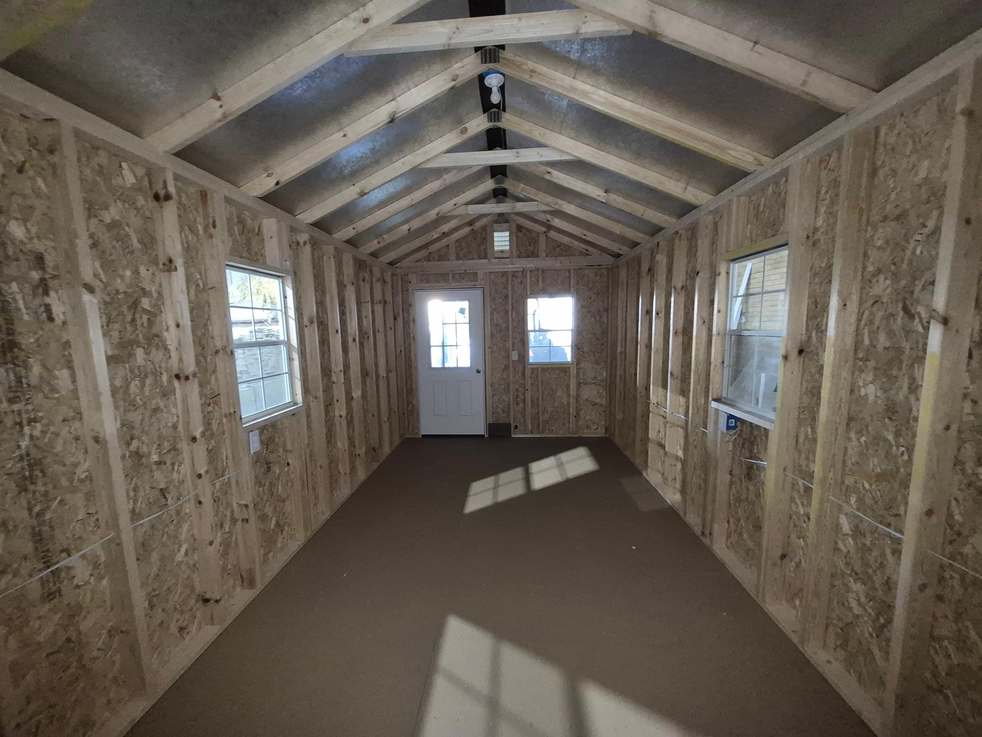 Standard Utility 10x20 portable building in Phoenix Gray