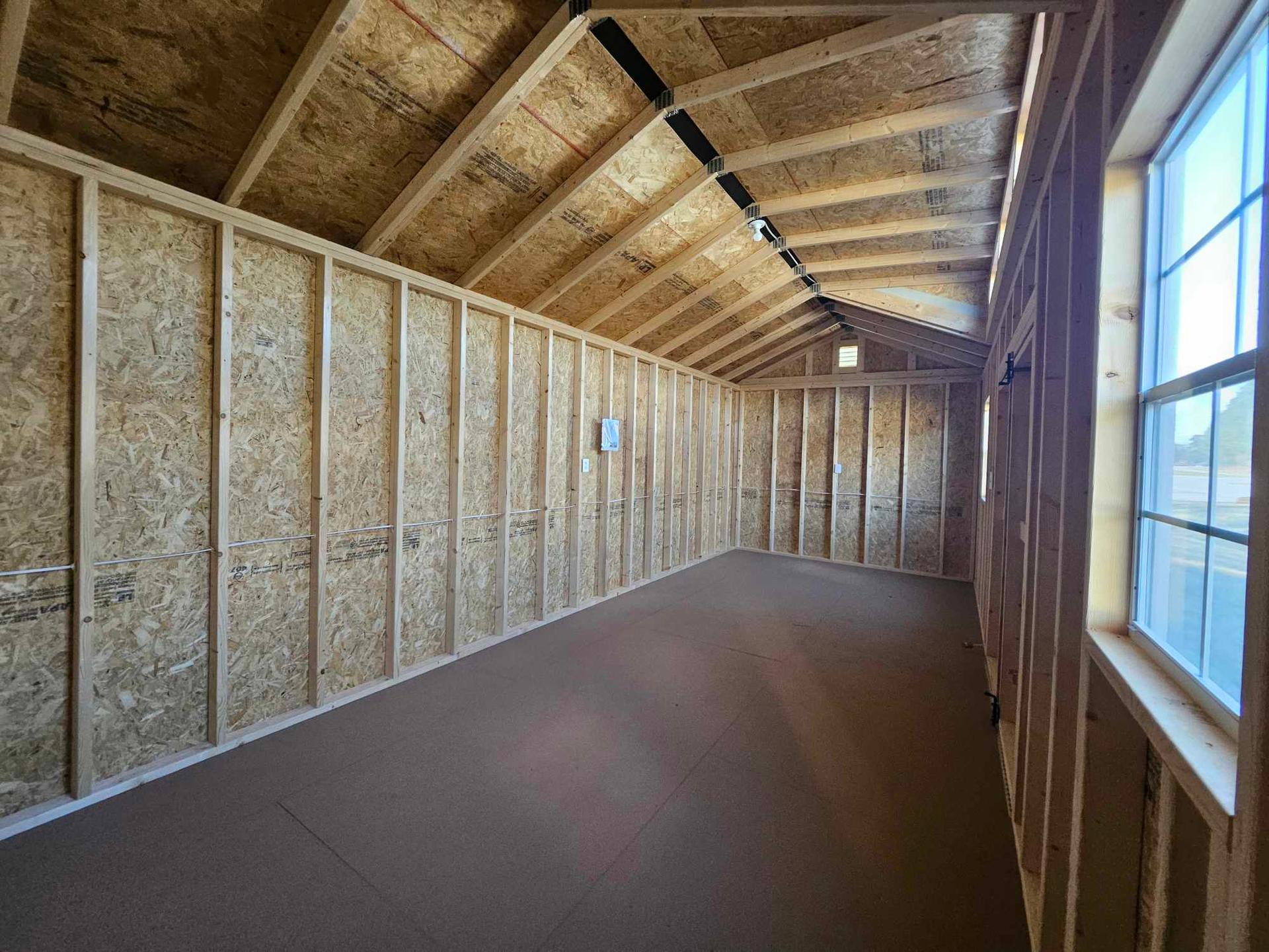 Standard Utility 10x24 portable building in Redwood