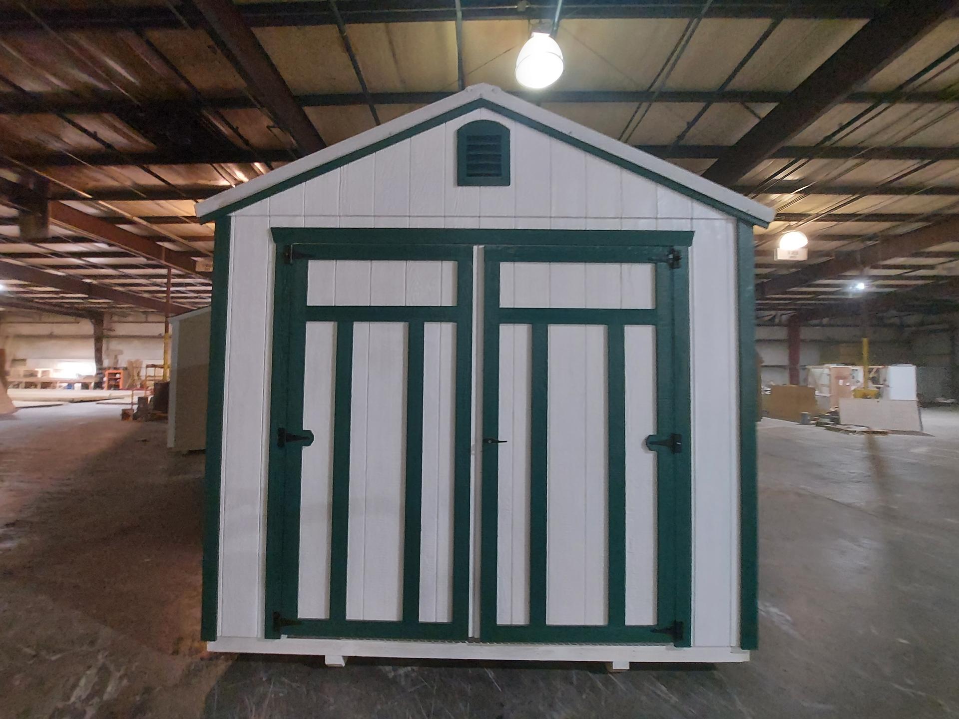 Standard Utility 10x24 portable building in White