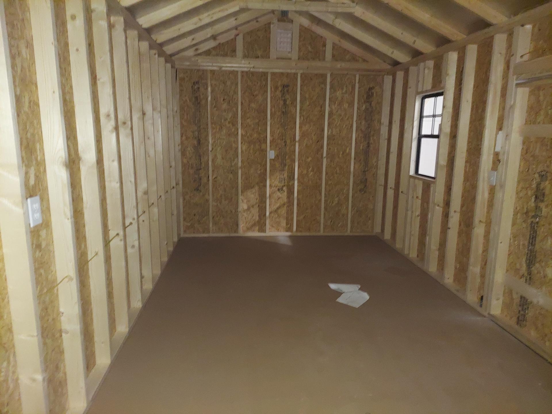 Standard Utility 10x24 portable building in White
