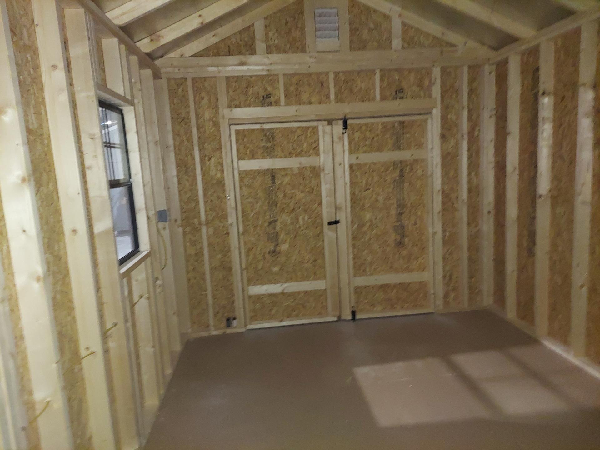 Standard Utility 10x24 portable building in White