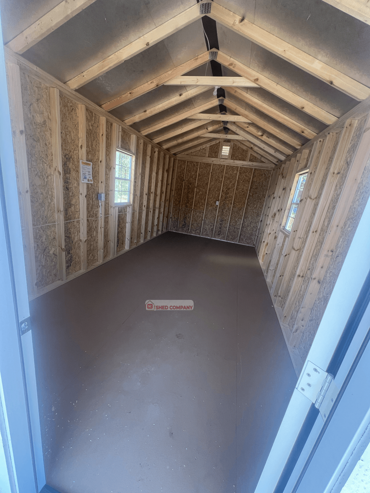 Standard Utility 10x24 portable building in Phoenix Gray