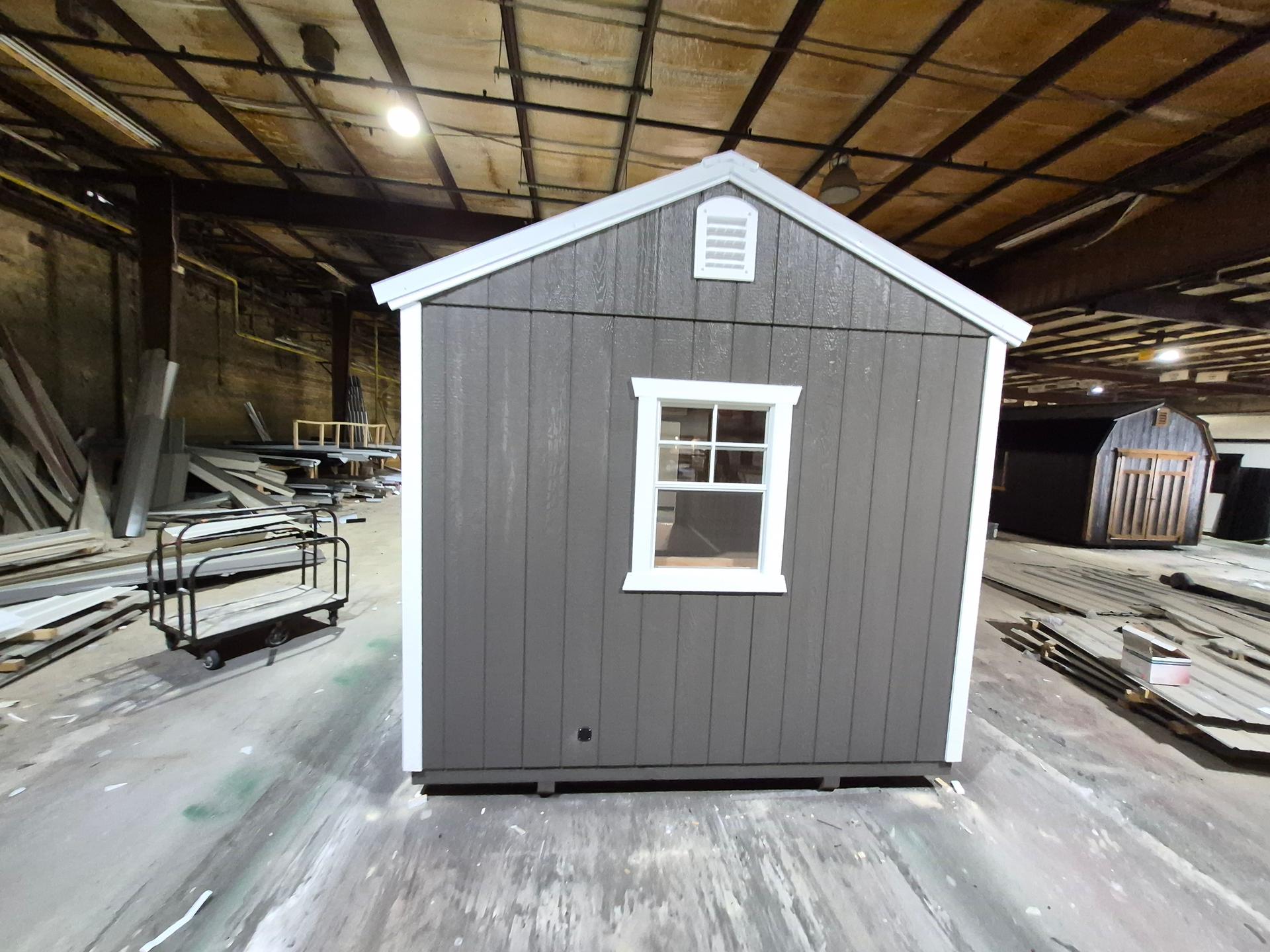 Standard Utility 10x24 portable building in Dark Woods
