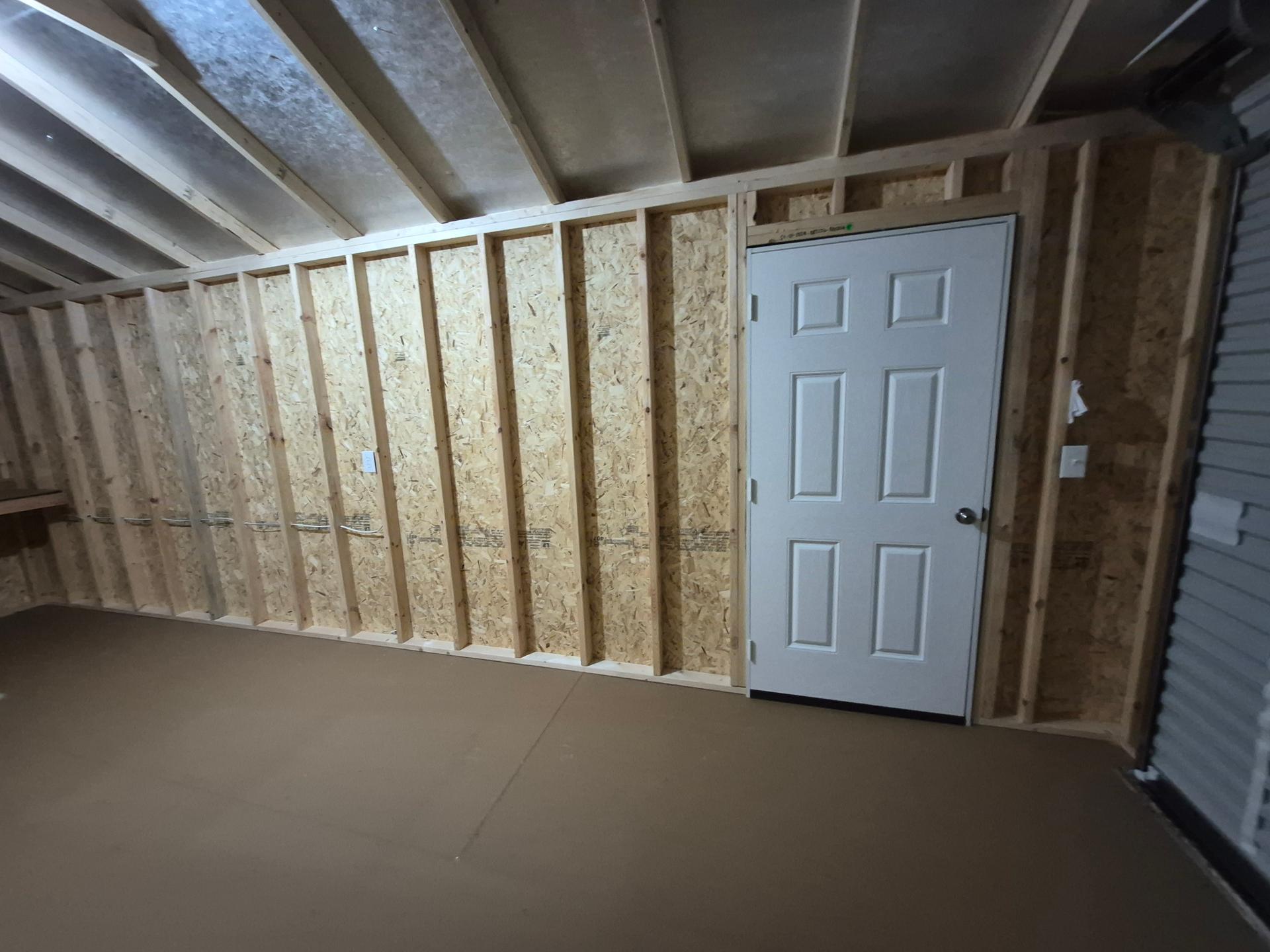 Standard Utility 10x24 portable building in Dark Woods