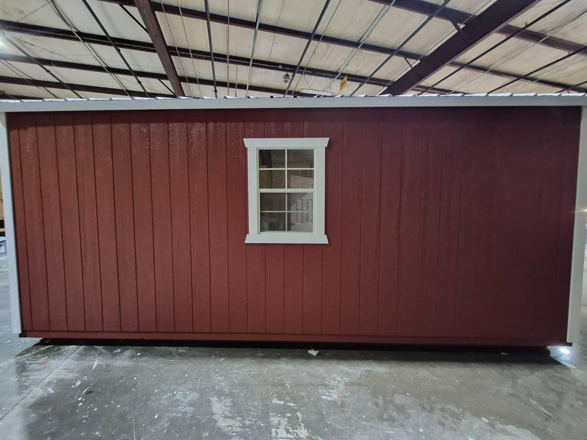 Standard Utility 12x20 portable building in Rustic