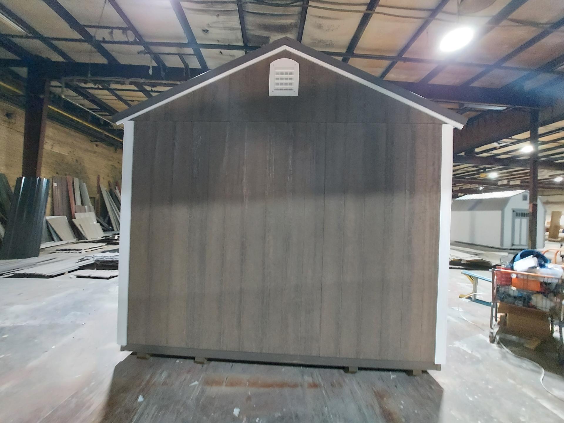 Standard Utility 12x24 portable building in Barnwood Grey