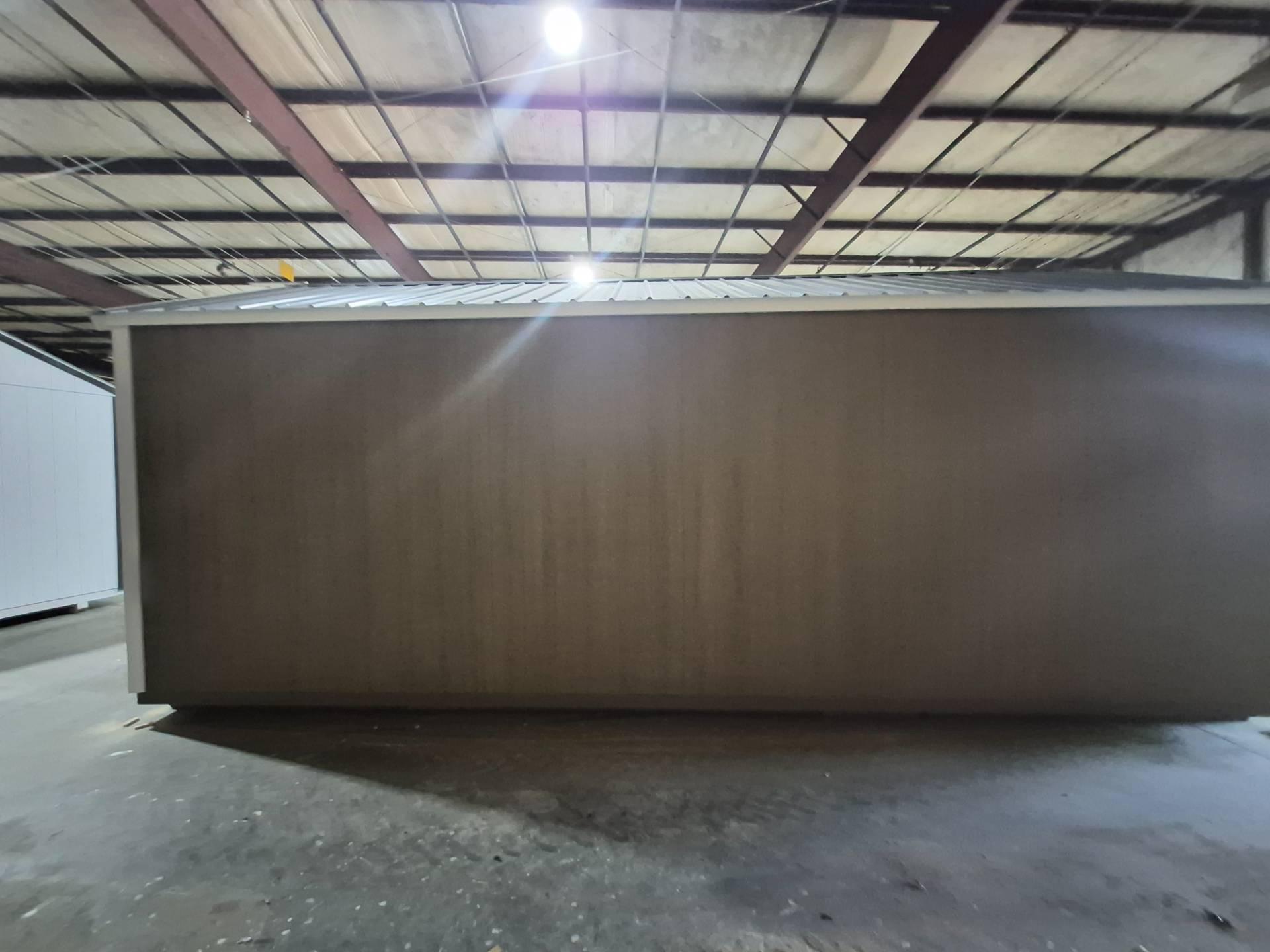 Standard Utility 12x24 portable building in Barnwood Gray