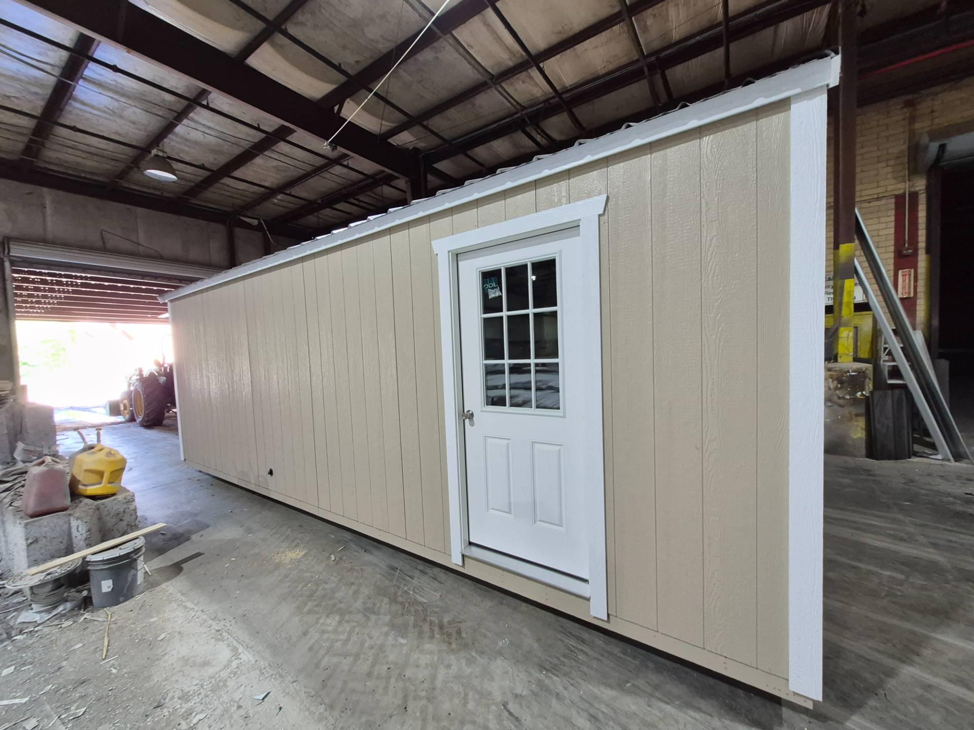 Standard Utility 12x24 portable building in Pavillion Beige