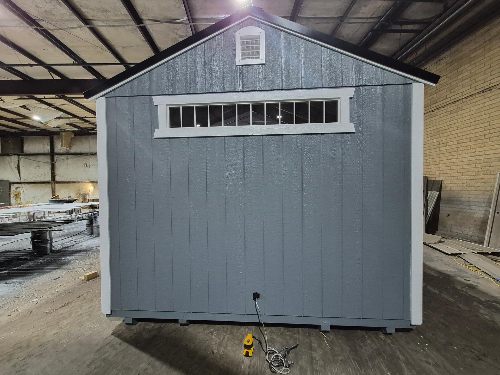 Standard Utility 12x32 portable building in Phoenix Gray
