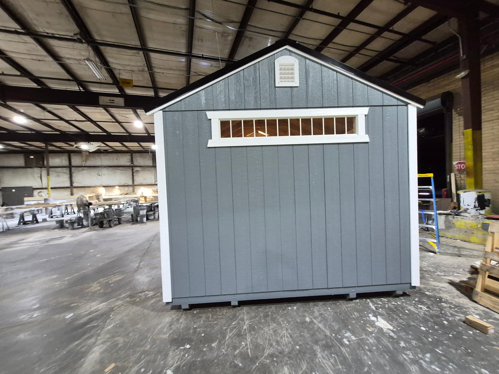Standard Utility 12x32 portable building in Phoenix Gray