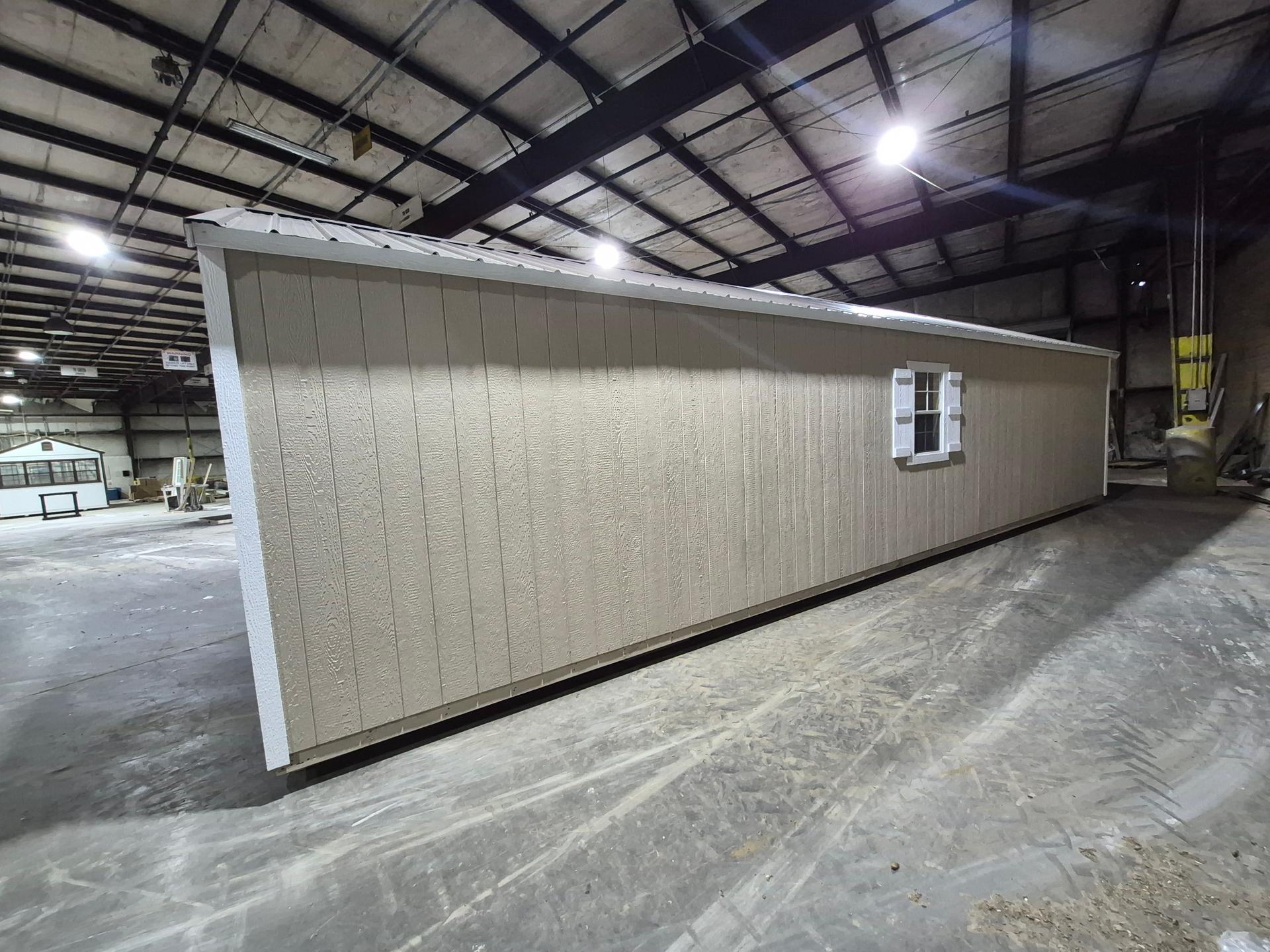 Standard Utility 12x40 portable building in Pavillion Beige