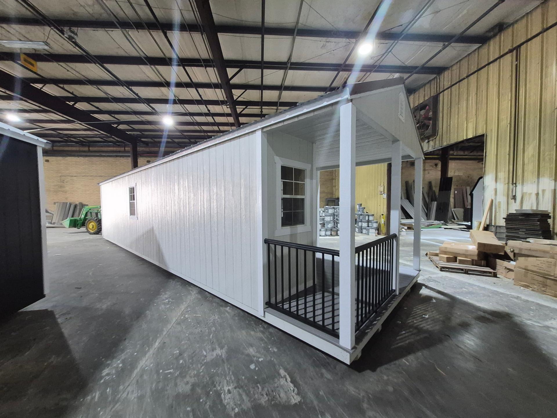 Standard Utility 12x40 portable building in Gray Heron
