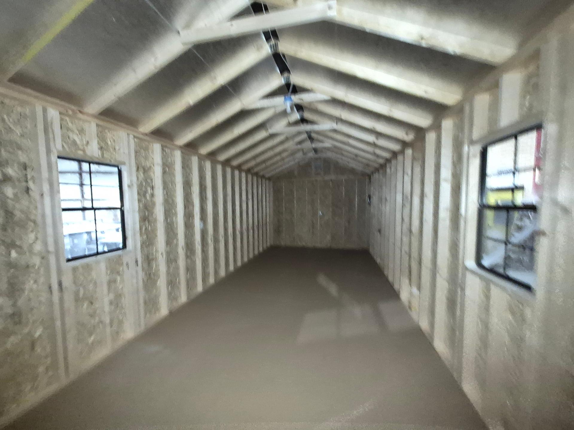 Standard Utility 12x40 portable building in White