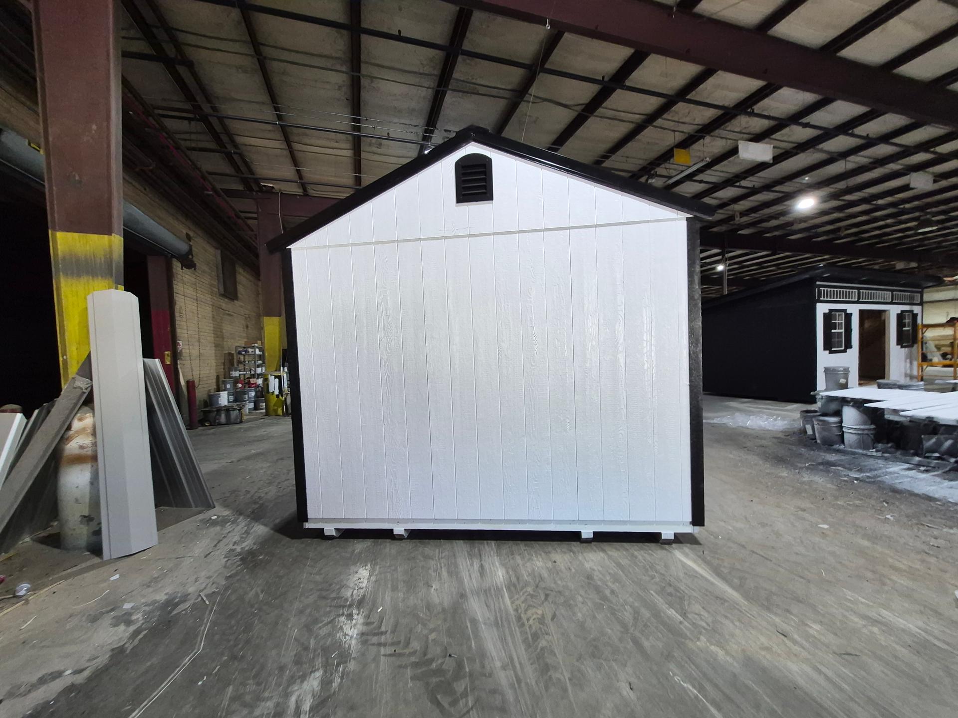 Standard Utility 12x40 portable building in White