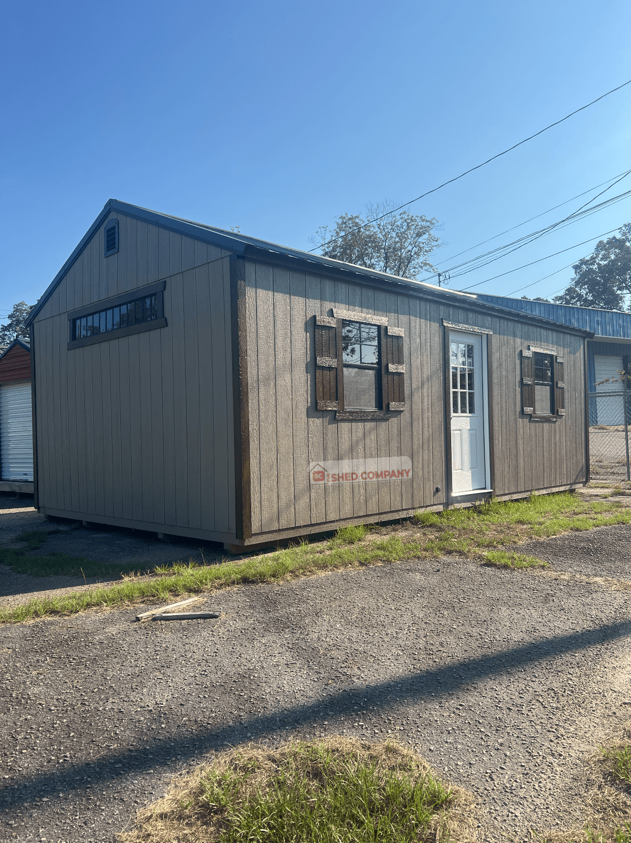 Standard Utility 14x24 portable building in Tanglewood