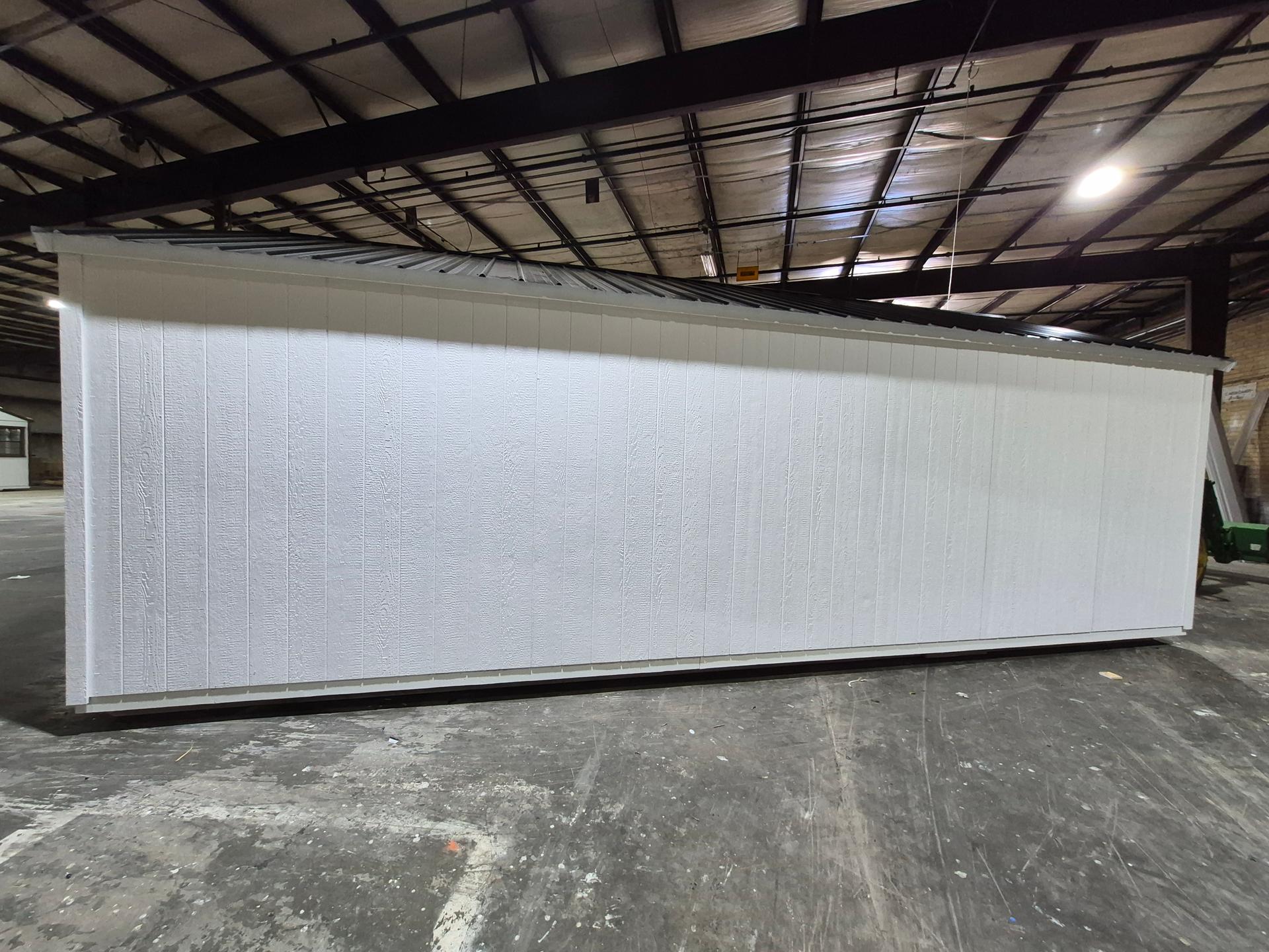 Standard Utility 14x28 portable building in White