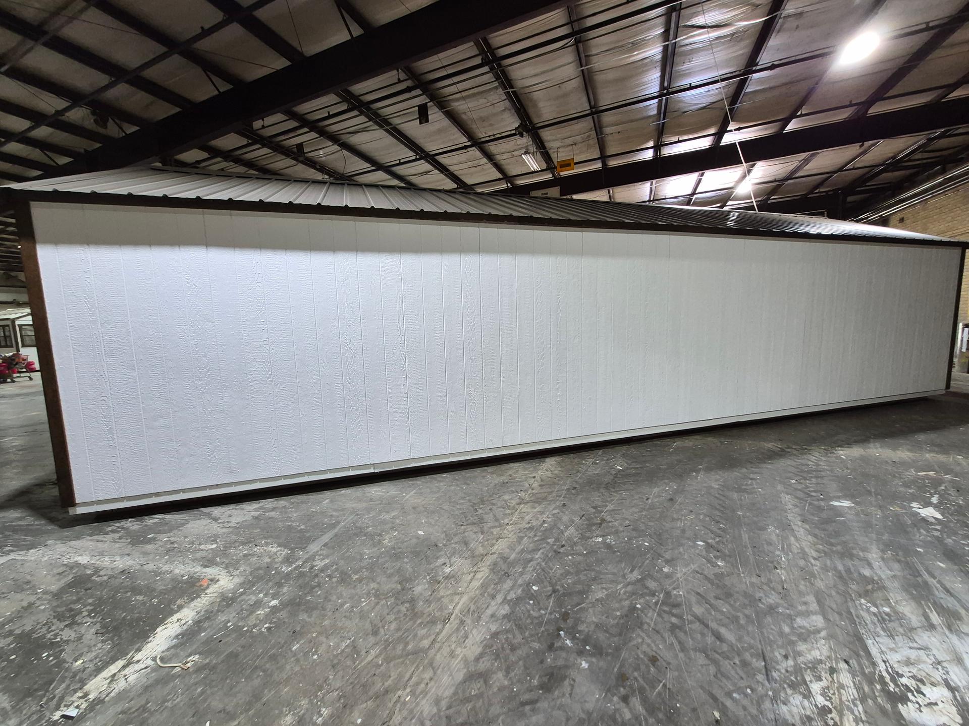 Standard Utility 14x40 portable building in White