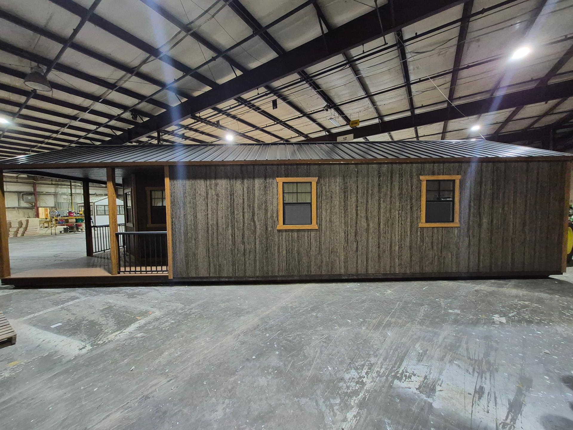 Standard Utility 14x40 portable building in Ebony
