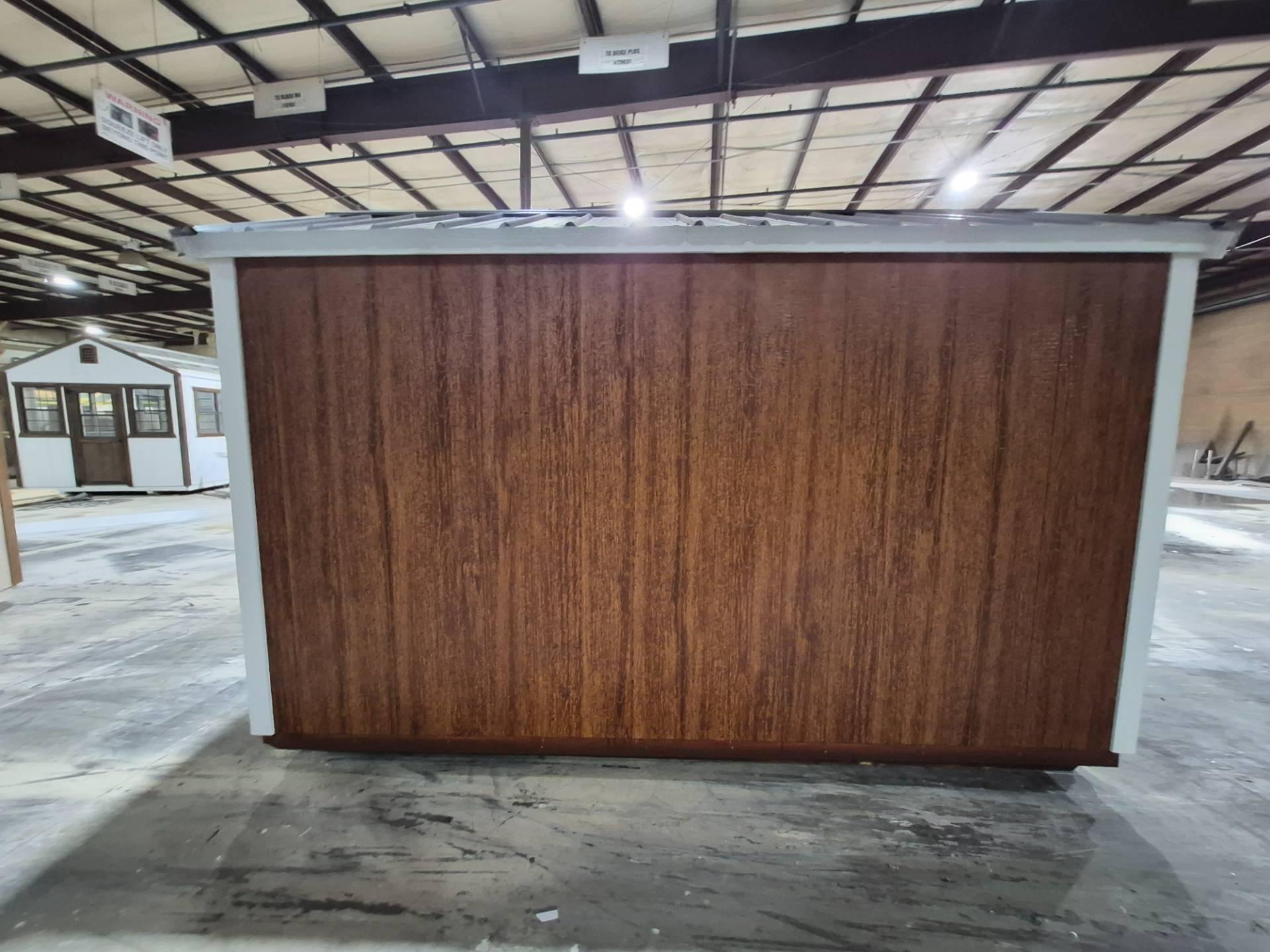 Standard Utility 6x12 portable building in Redwood