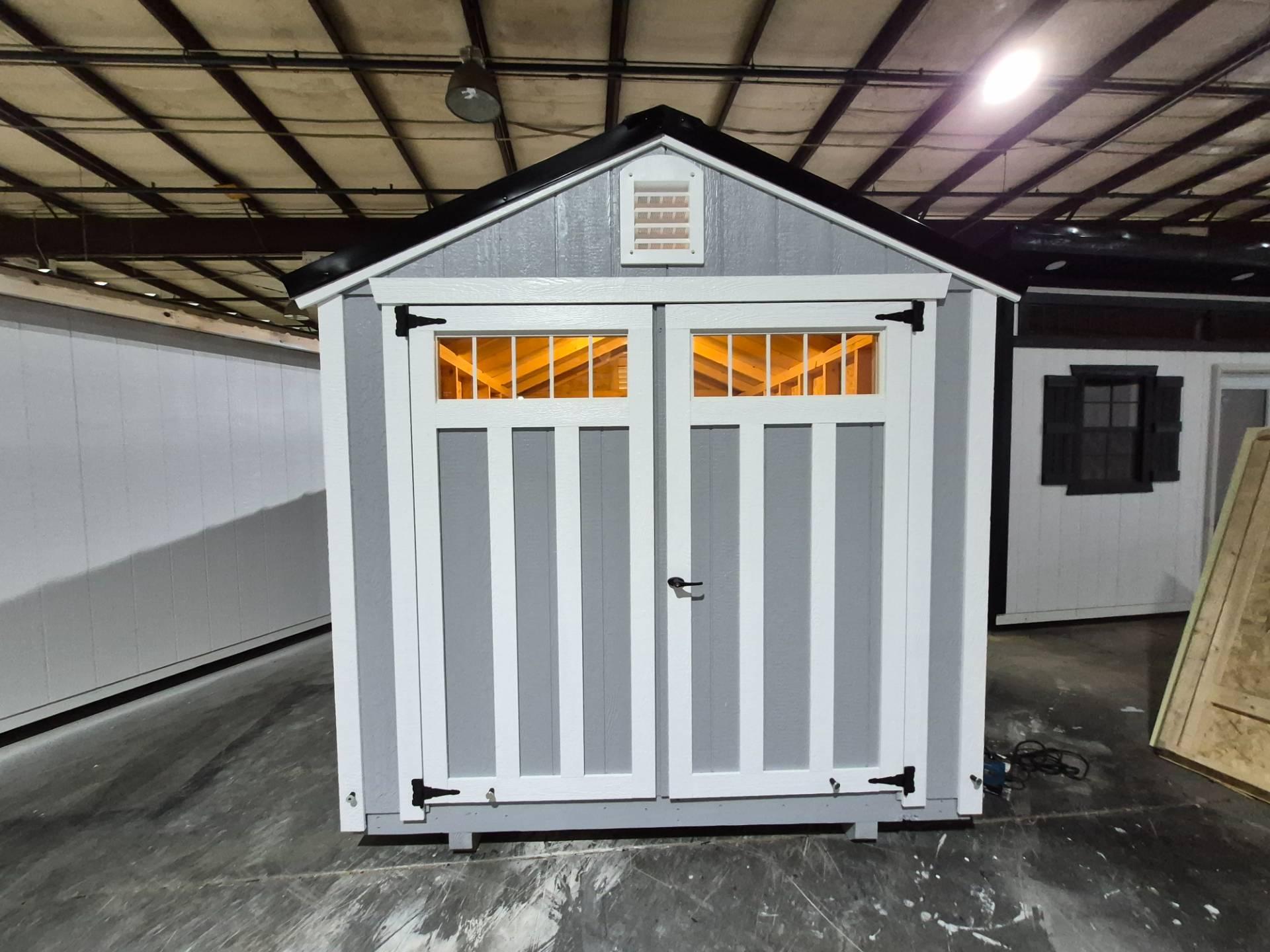 Standard Utility 8x12 portable building in Morning