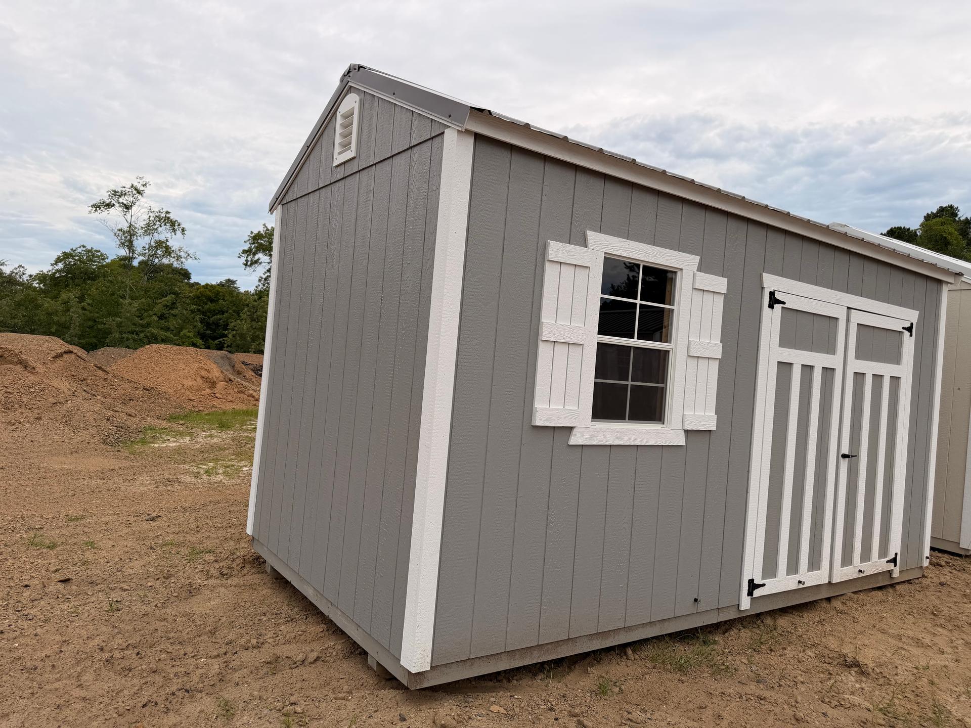 Standard Utility 8x16 portable building in Bedrock