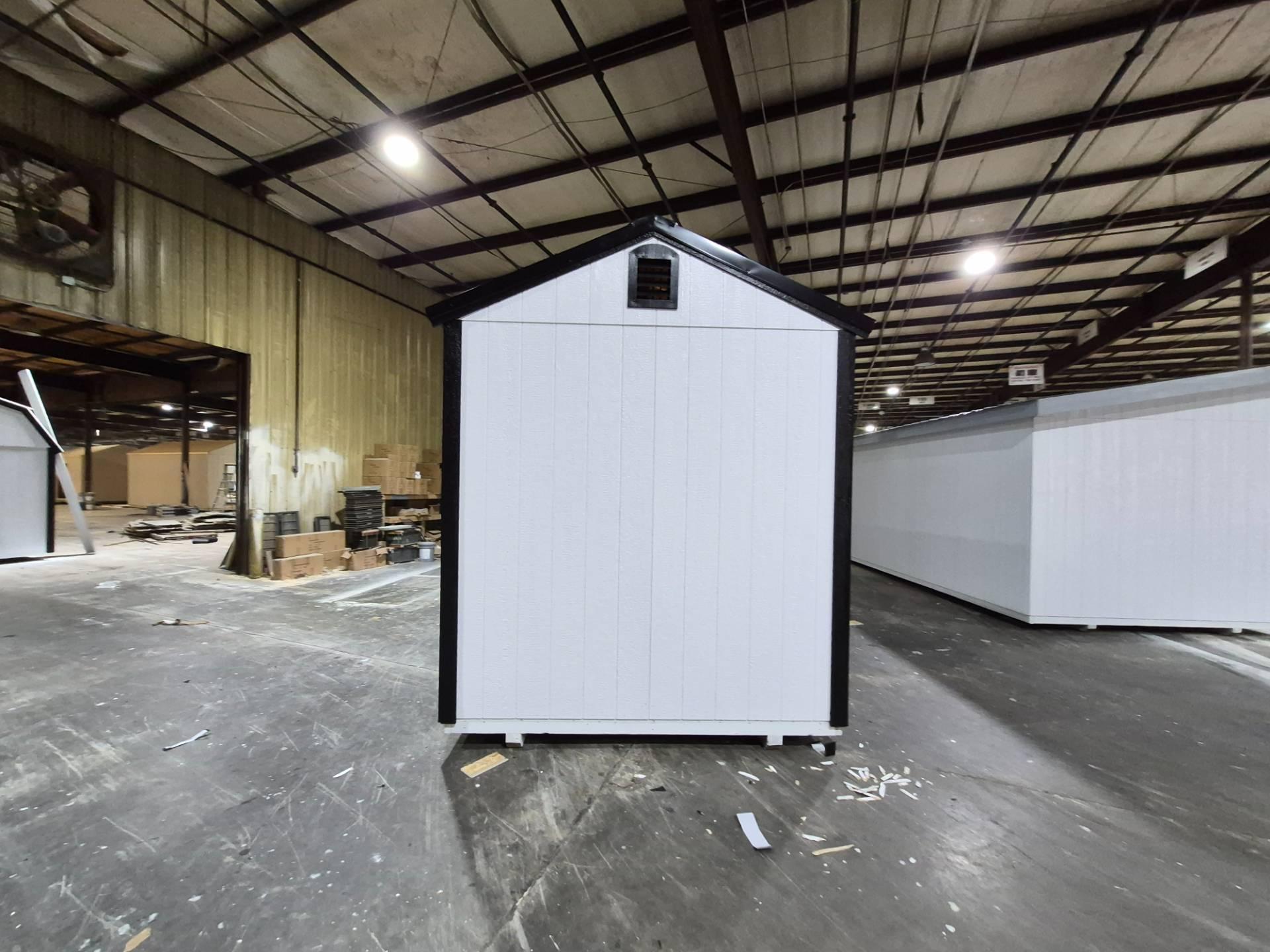 Standard Utility 8x16 portable building in White