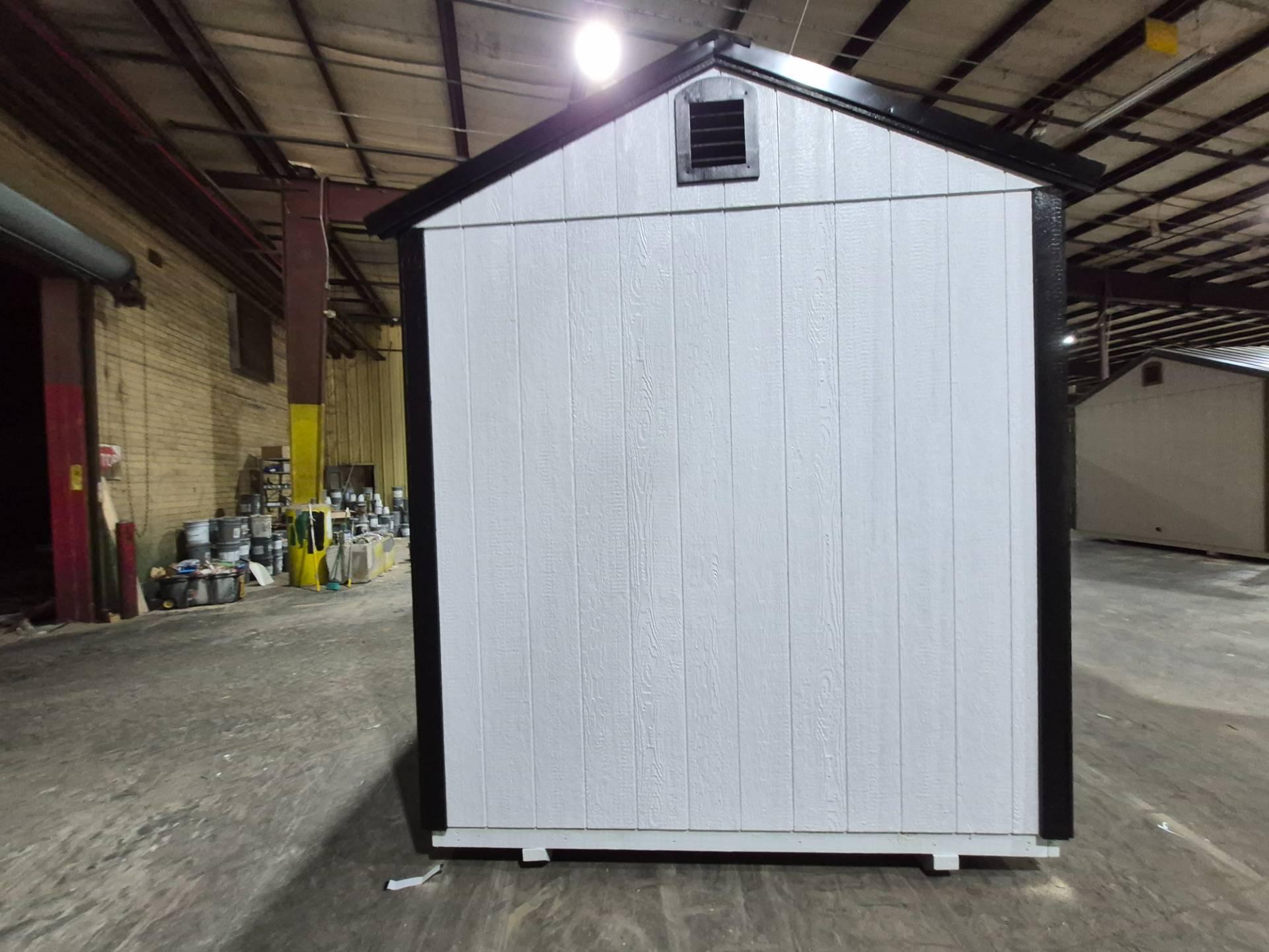 Standard Utility 8x16 portable building in White