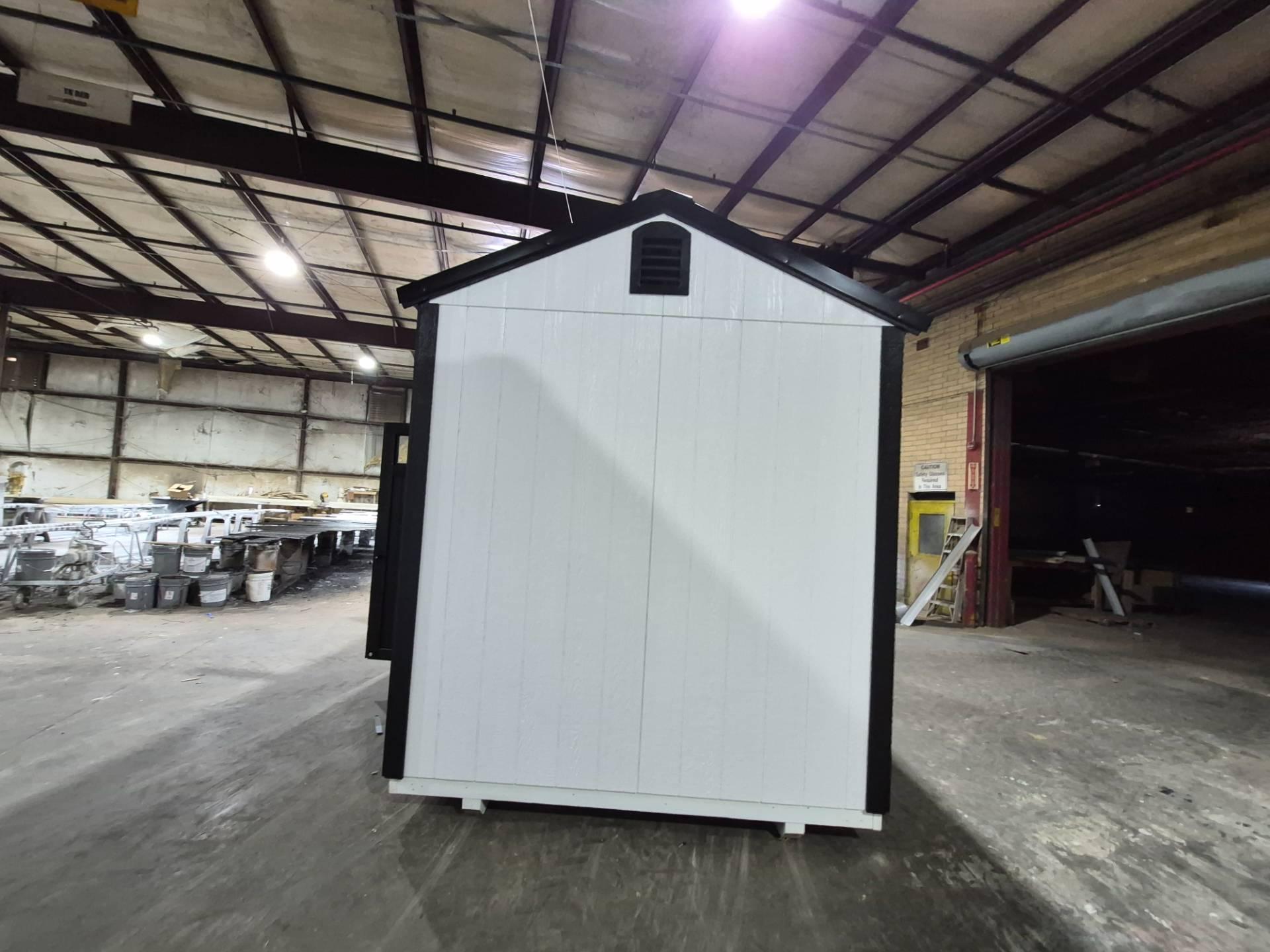 Standard Utility 8x16 portable building in White