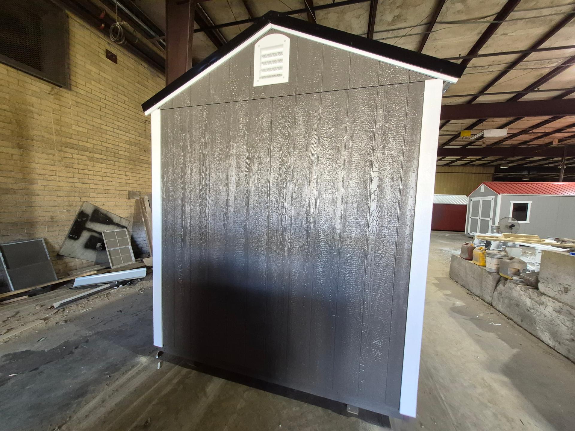 Standard Utility 8x16 portable building in Dark Woods