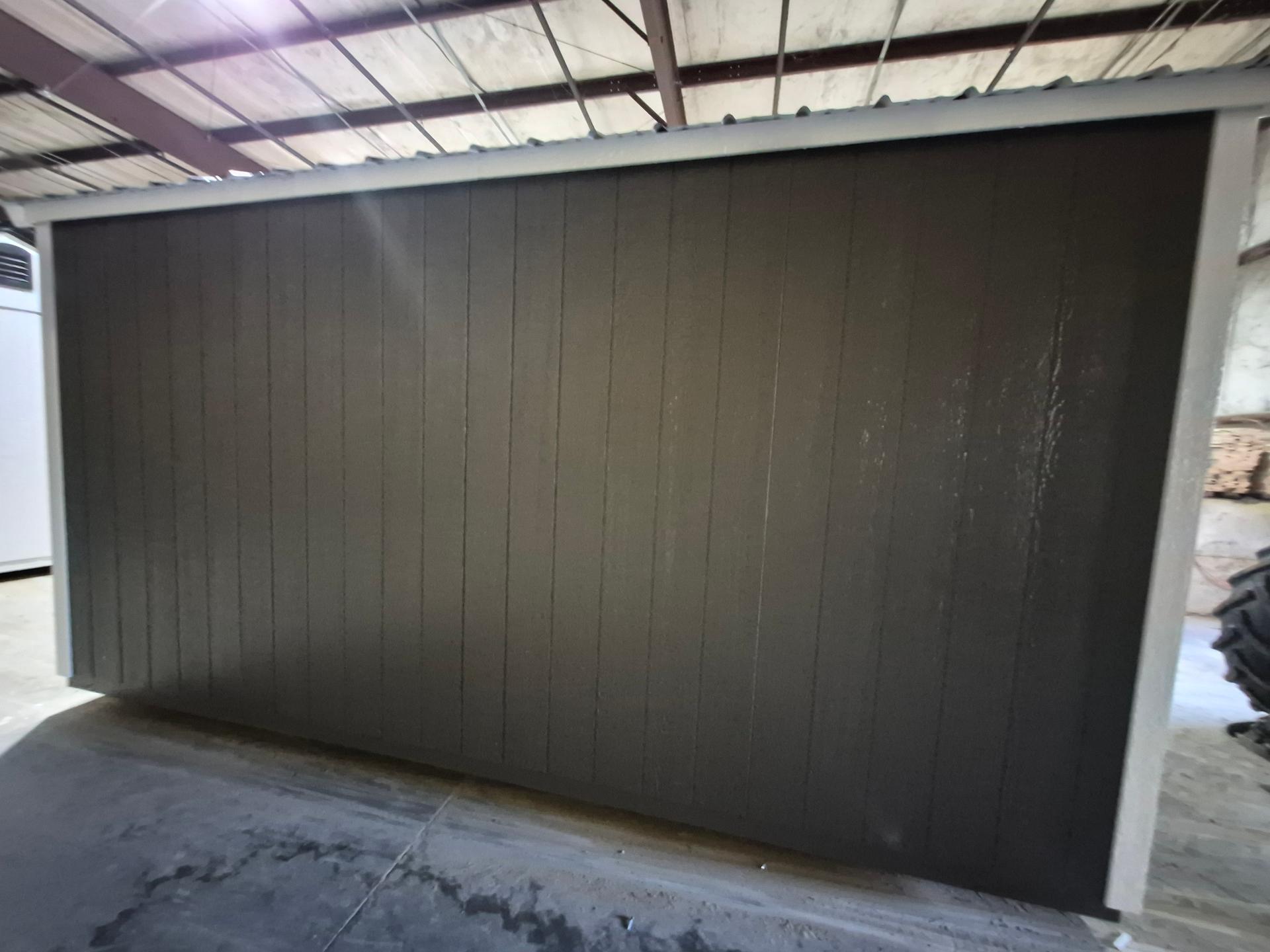 Standard Utility 8x16 portable building in Dark Woods