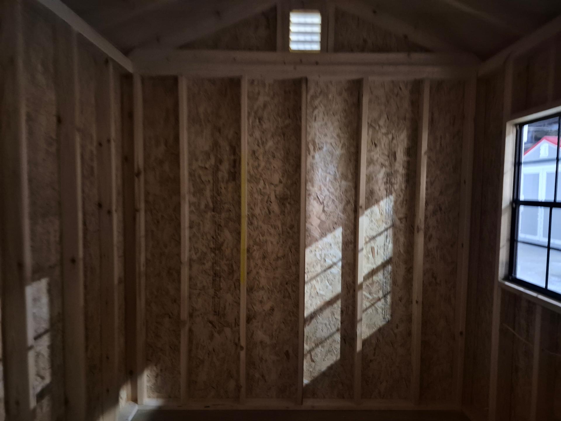 Standard Utility 8x16 portable building in Dark Woods