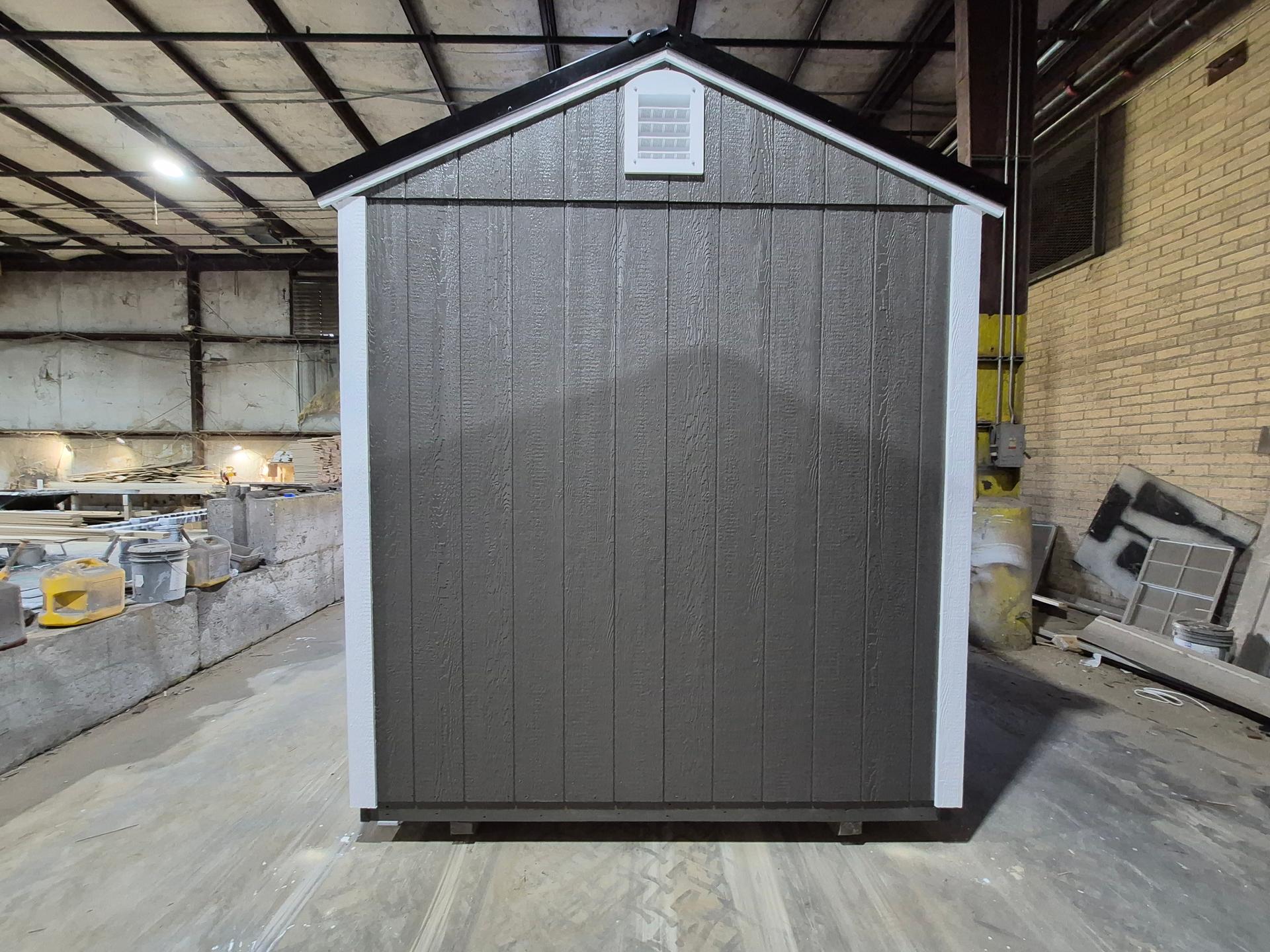 Standard Utility 8x16 portable building in Dark Woods