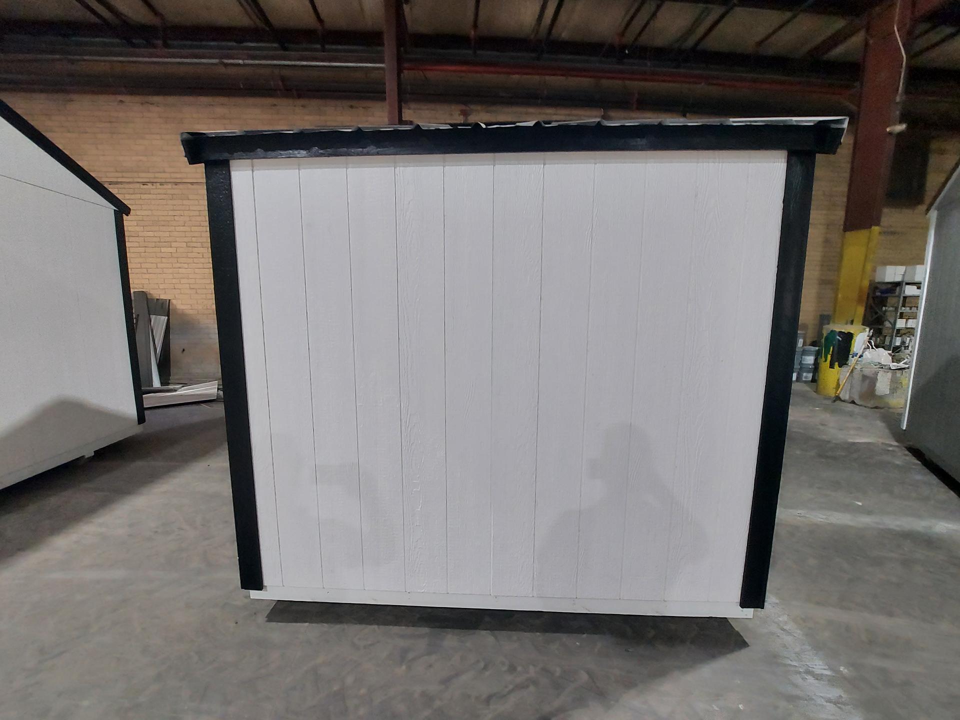 Standard Utility 8x8 portable building in White