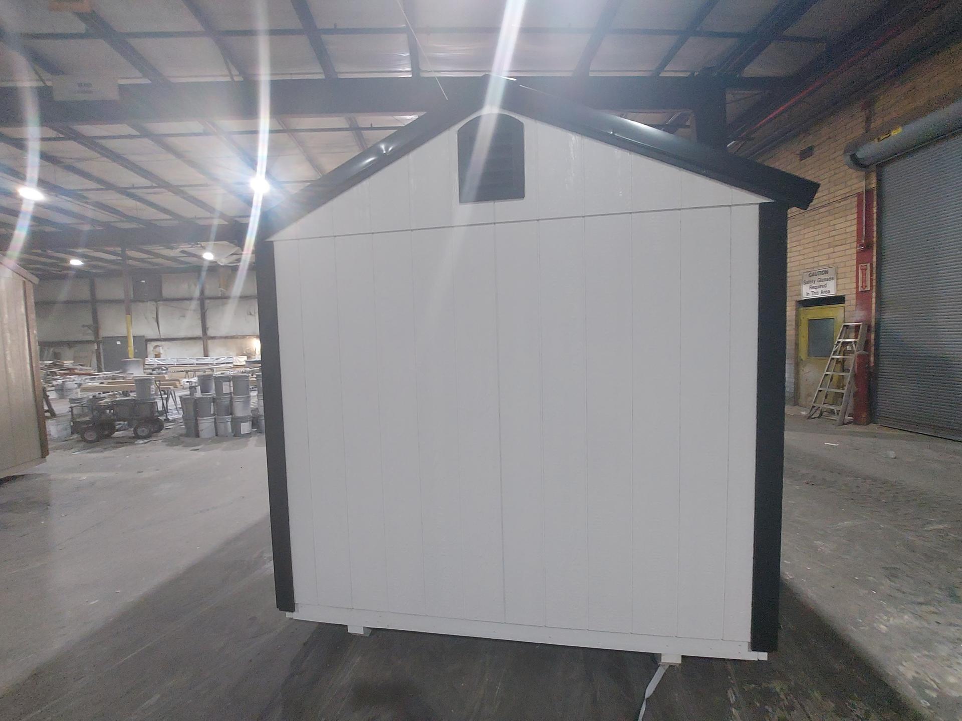Standard Utility 8x8 portable building in White