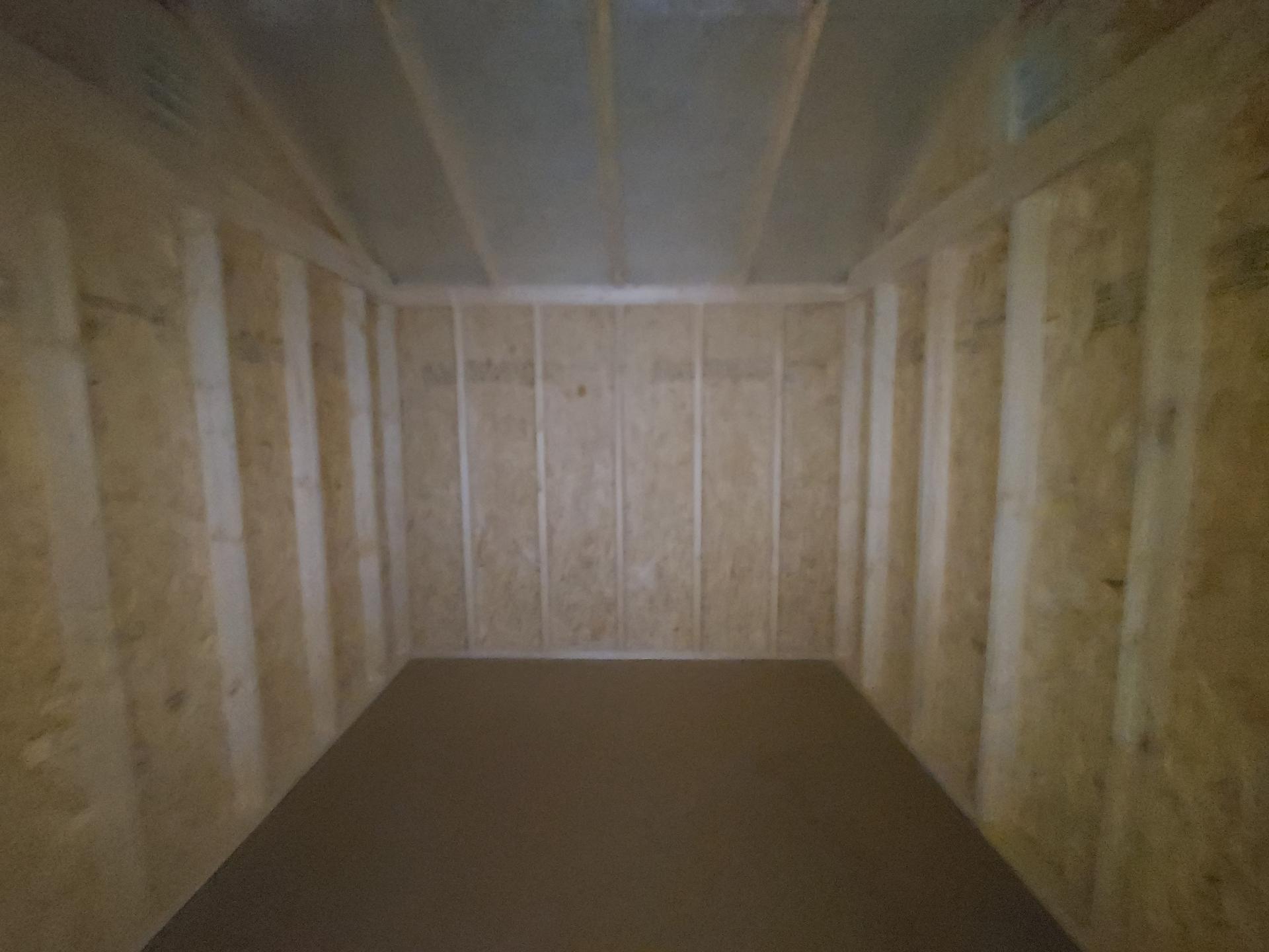 Standard Utility 8x8 portable building in White